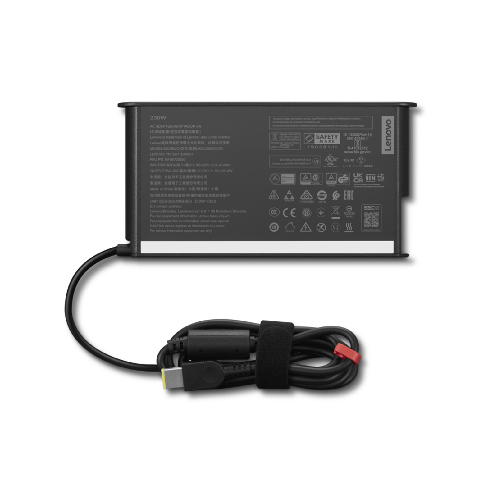 Lenovo Power Supply 11.0/3.0 230.0W 4X21L38742 11.5A 20.0V 230.0 Watts Plug Length/external/internal