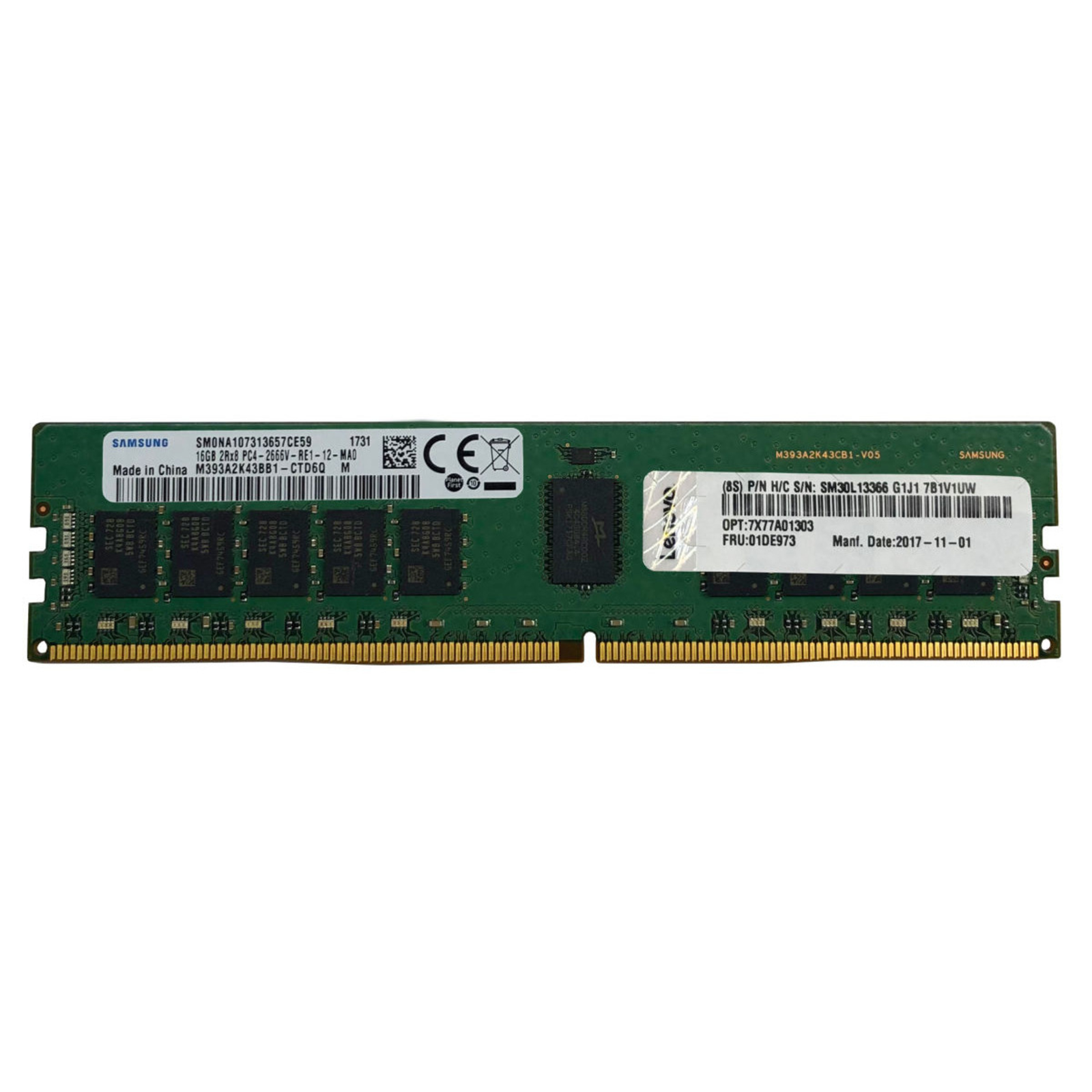 Lenovo ThinkSystem 16GB TruDDR4 3200MHz (2Rx8 1.2V) RDIMM