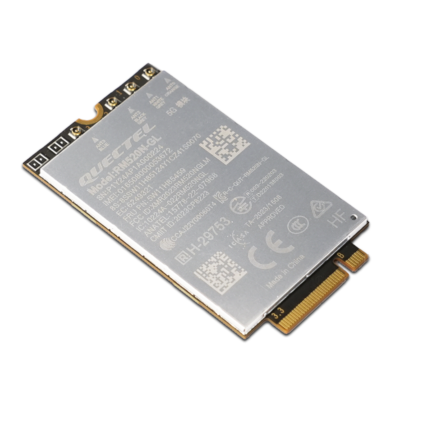 Lenovo Quectel RM520N-GL Wireless Cellular Modem 5G M.2 Card (4XC1Q24435)