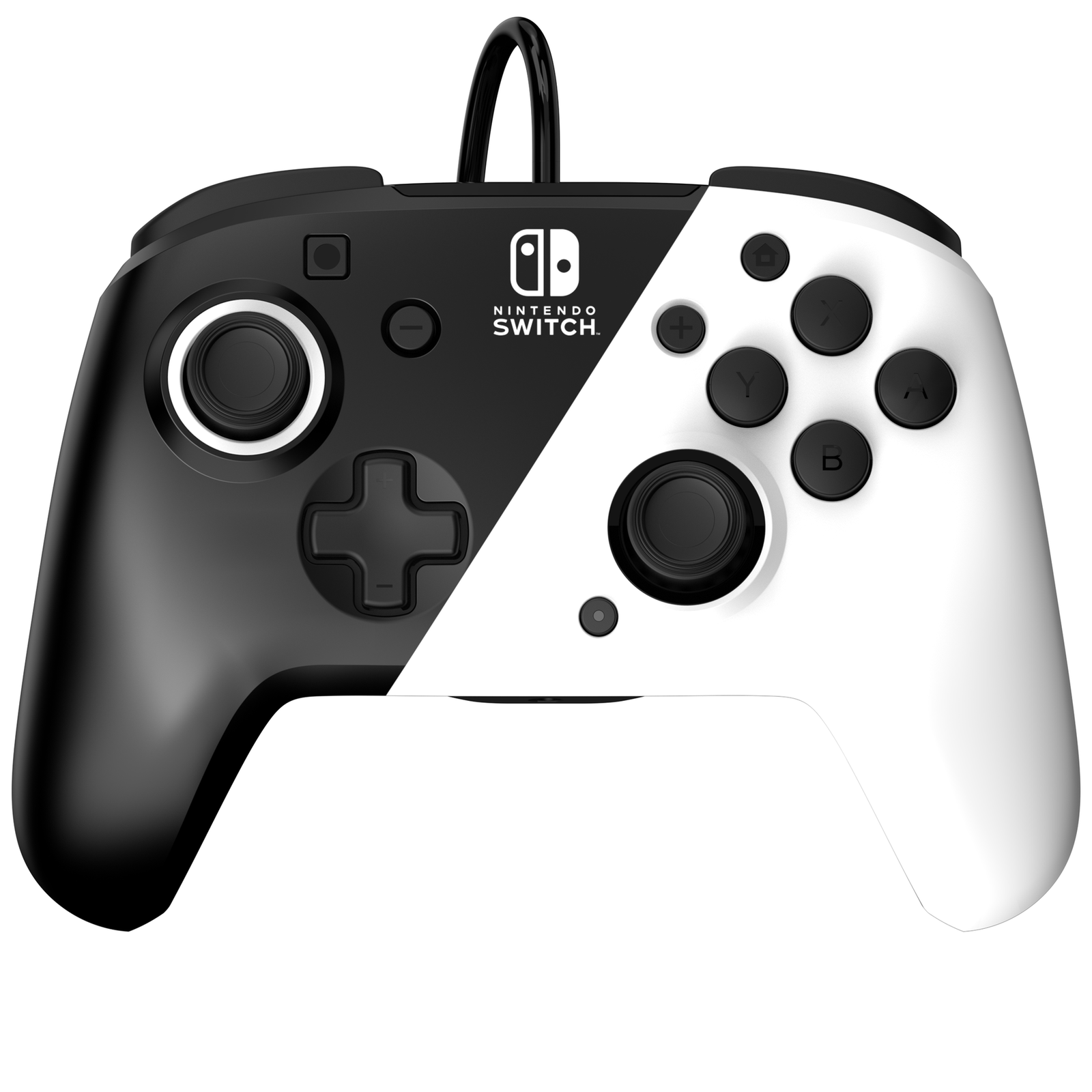 PDP Controller Faceoff Deluxe+Audio Black/white Switch