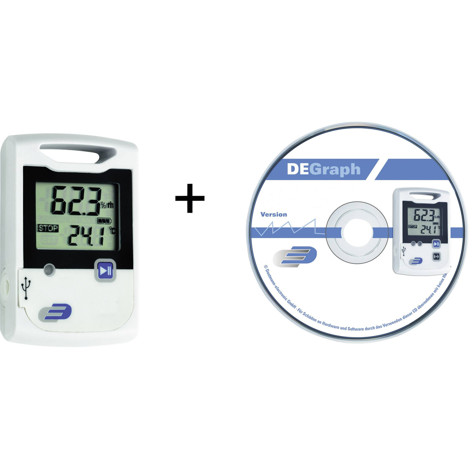 TFA Dostmann DOSTMANN ELECTRONIC Temperature And Humidity Data Logger LOG20-Set