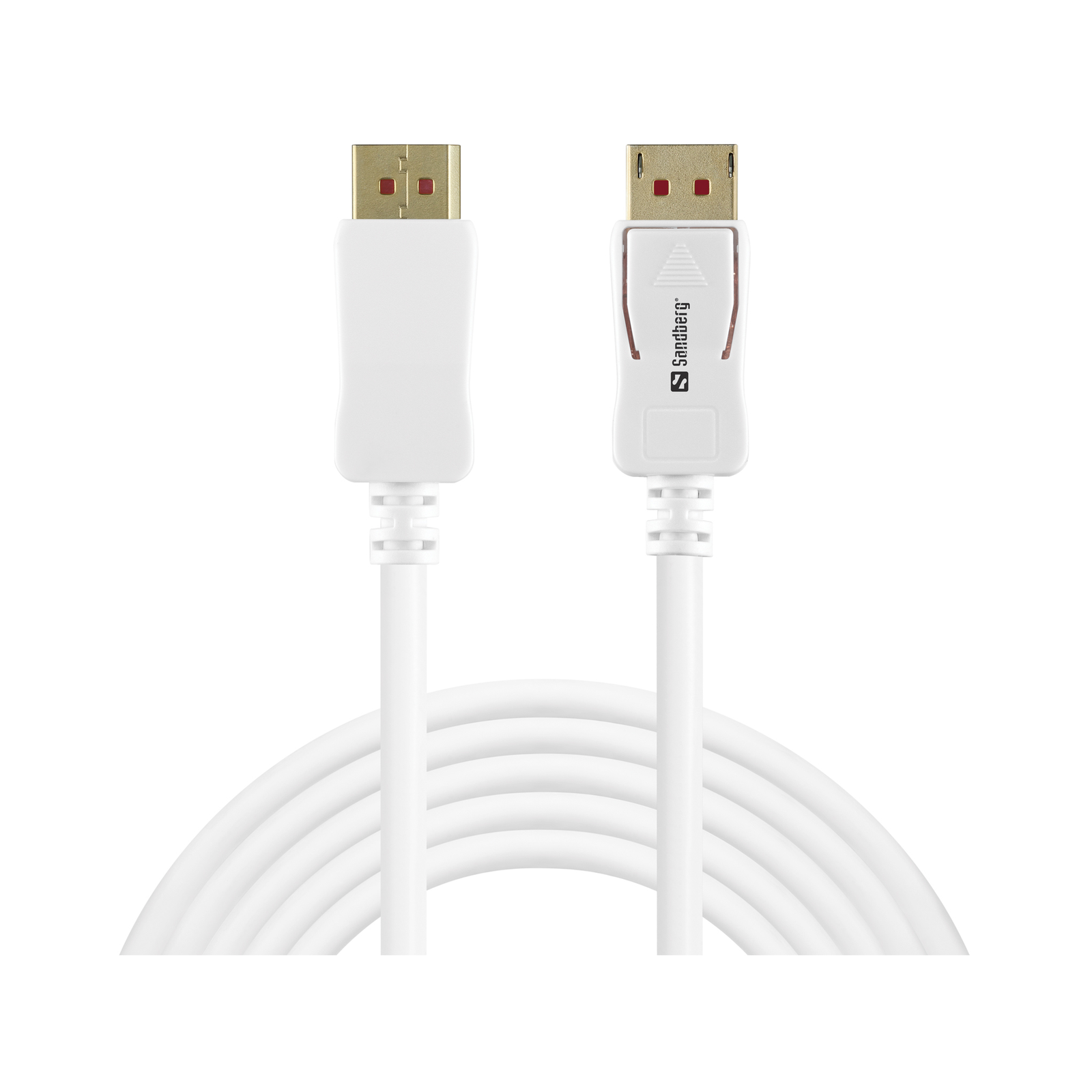 Sandberg DisplayPort Cable DisplayPort (M) to DisplayPort (M) DisplayPort 1.4 2 M 8K Support White