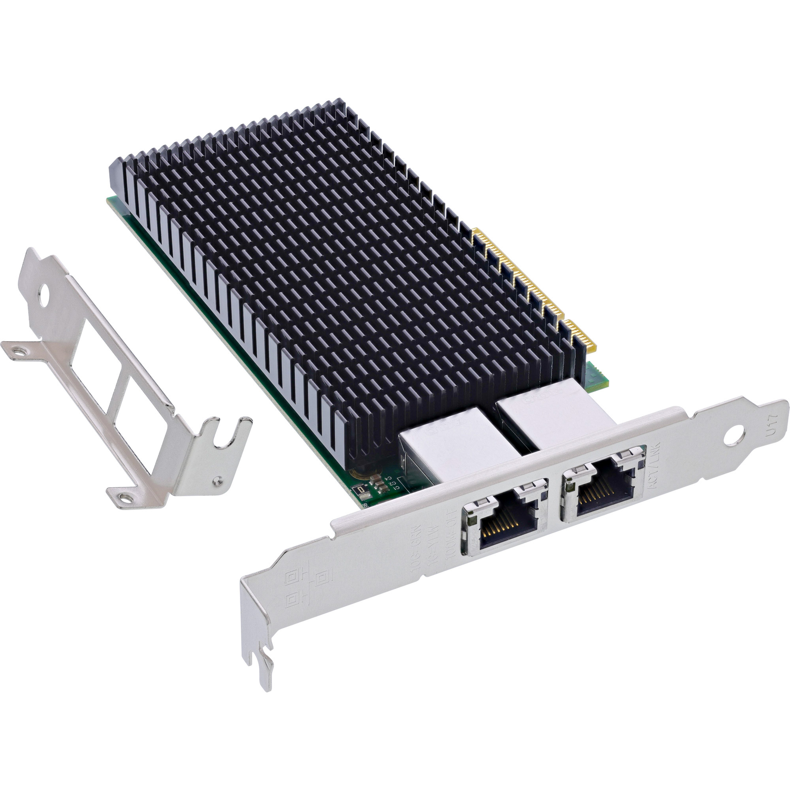 InLine Dual 10 Gigabit Network Card 2x RJ45 10Gb/s PCIe X8