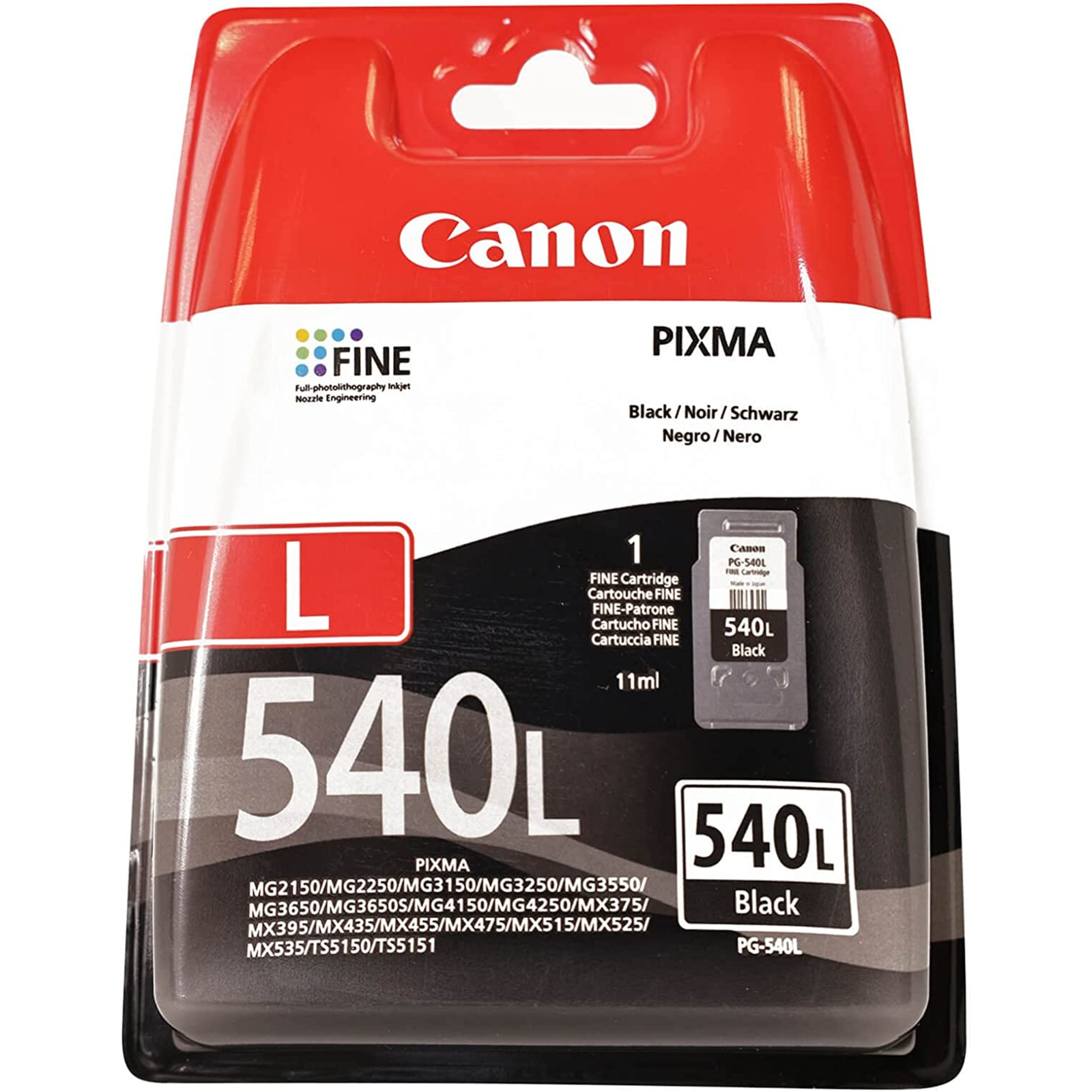 Canon PG 540L Black 300 Pages Ink