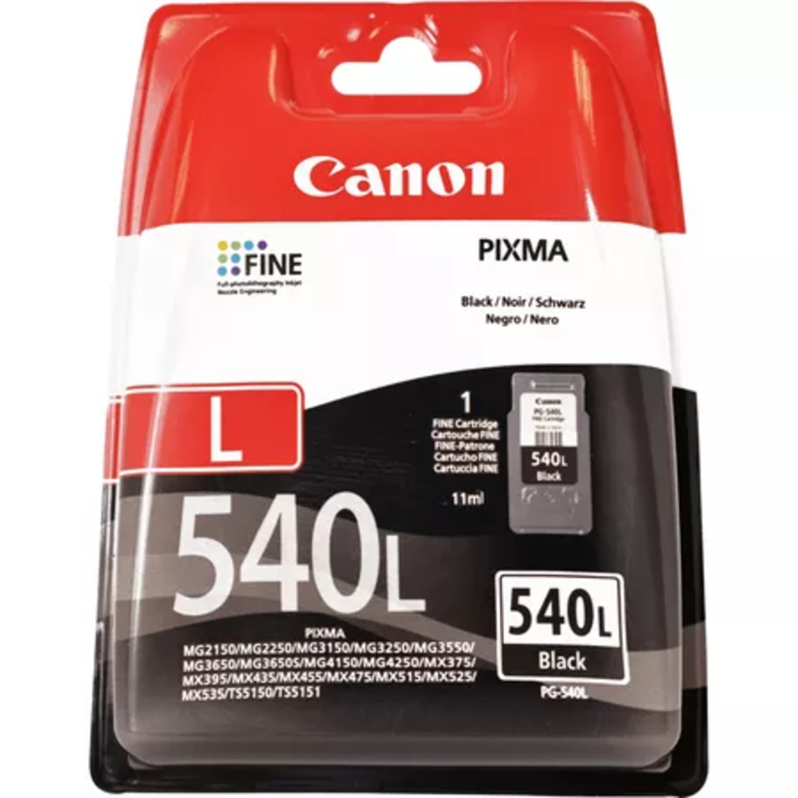Canon PG-540L 11 Ml 300 Pages
