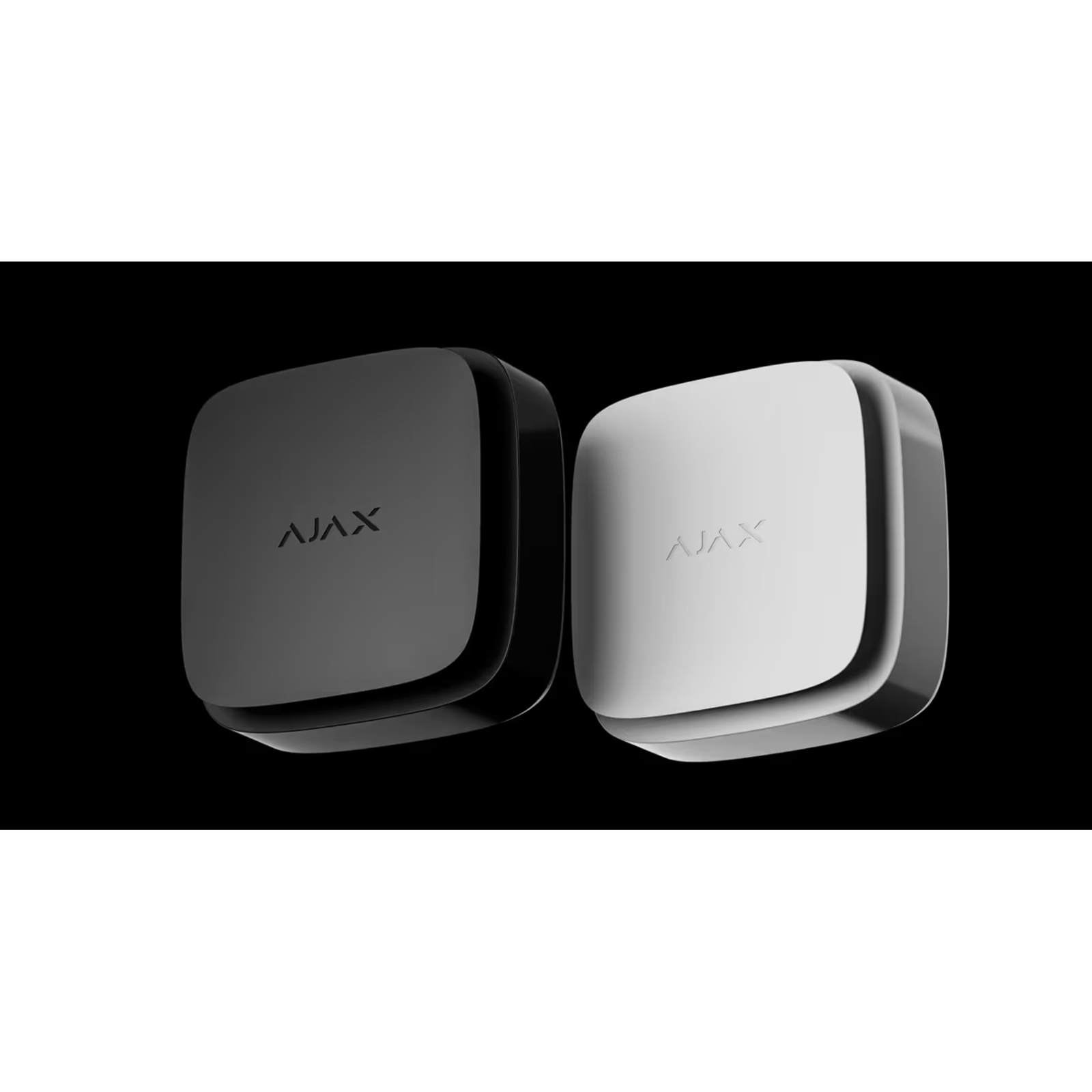 AJAX Black Fire Detector Wireless Fire Smoke CO Replaceable Battery Hub/Hub2/Hub Plus/ Hub Hybrid