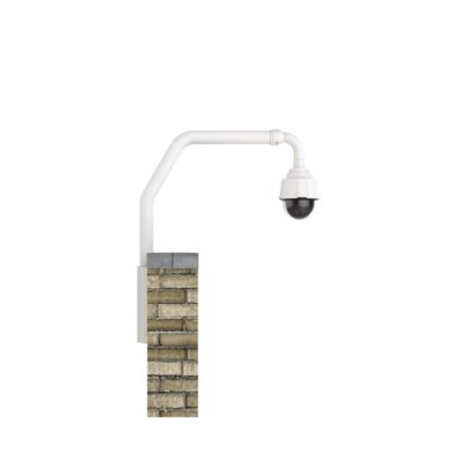 Axis Communications Mount Bracket And Wall Adjustable 180 Degree Swivel White 1.5inch