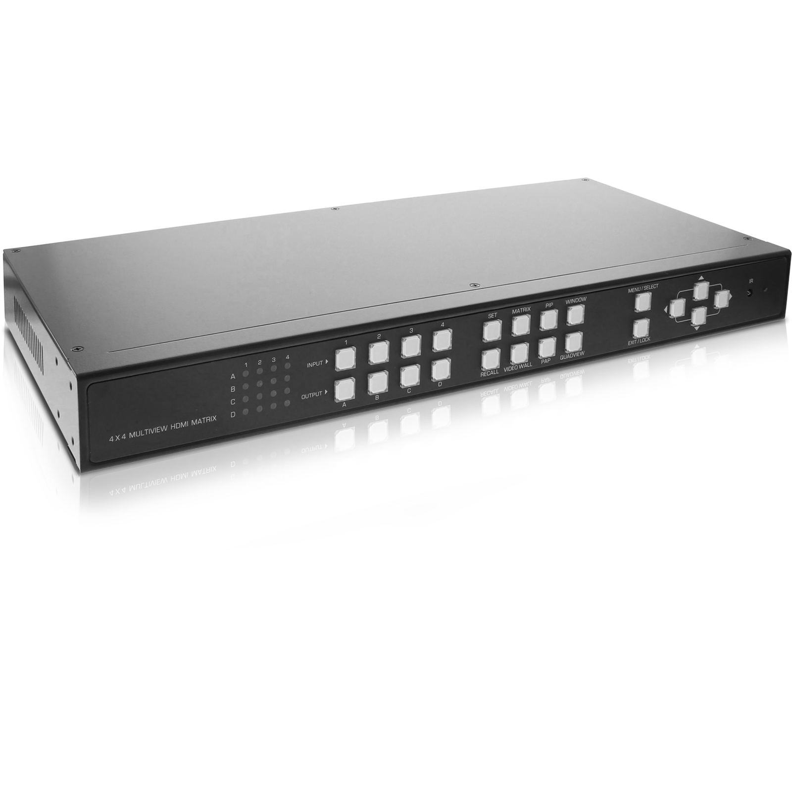 InLine HDMI 4x4 Multi View Matrix Video Wall Switch 4 Inputs to 4 Outputs