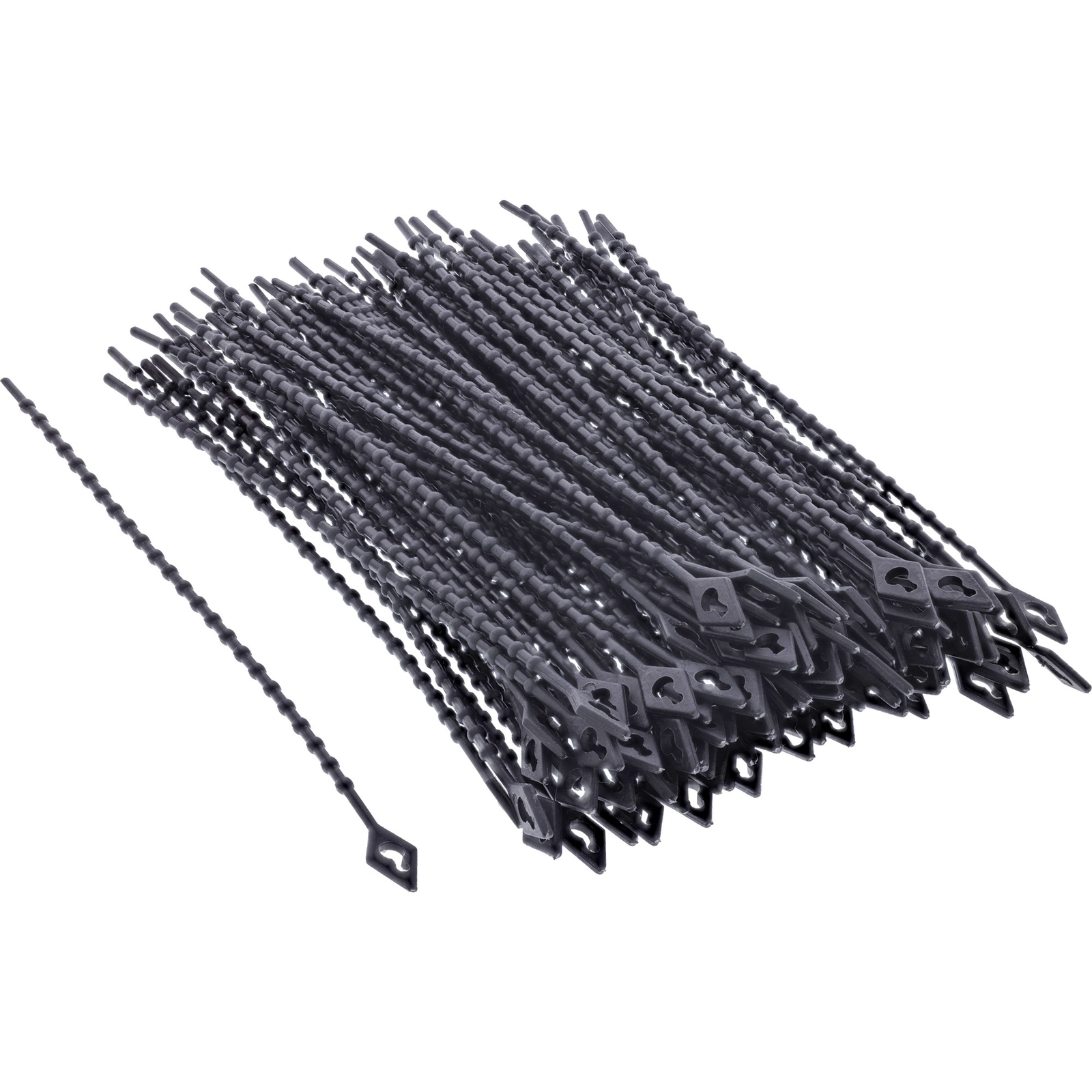 InLine Cable Ties Ball Ties Black Length 100mm 100 Pieces