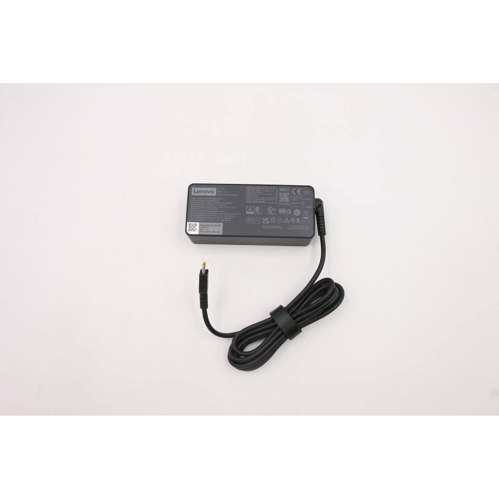 Lenovo AC Adapter 65W USB Type-C Includes Power Cable