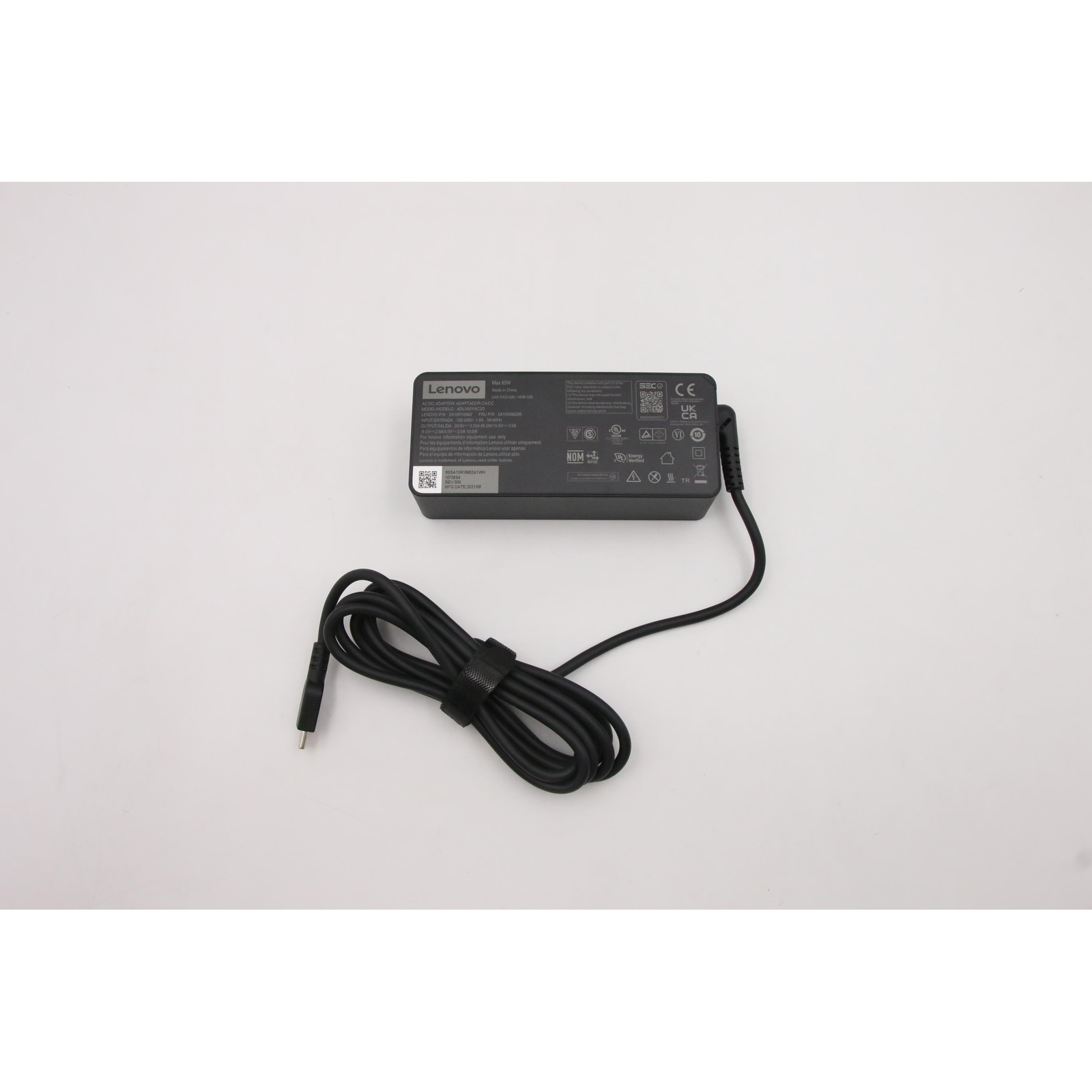 Lenovo AC Adapter 65W USB Type-C Includes Power Cable
