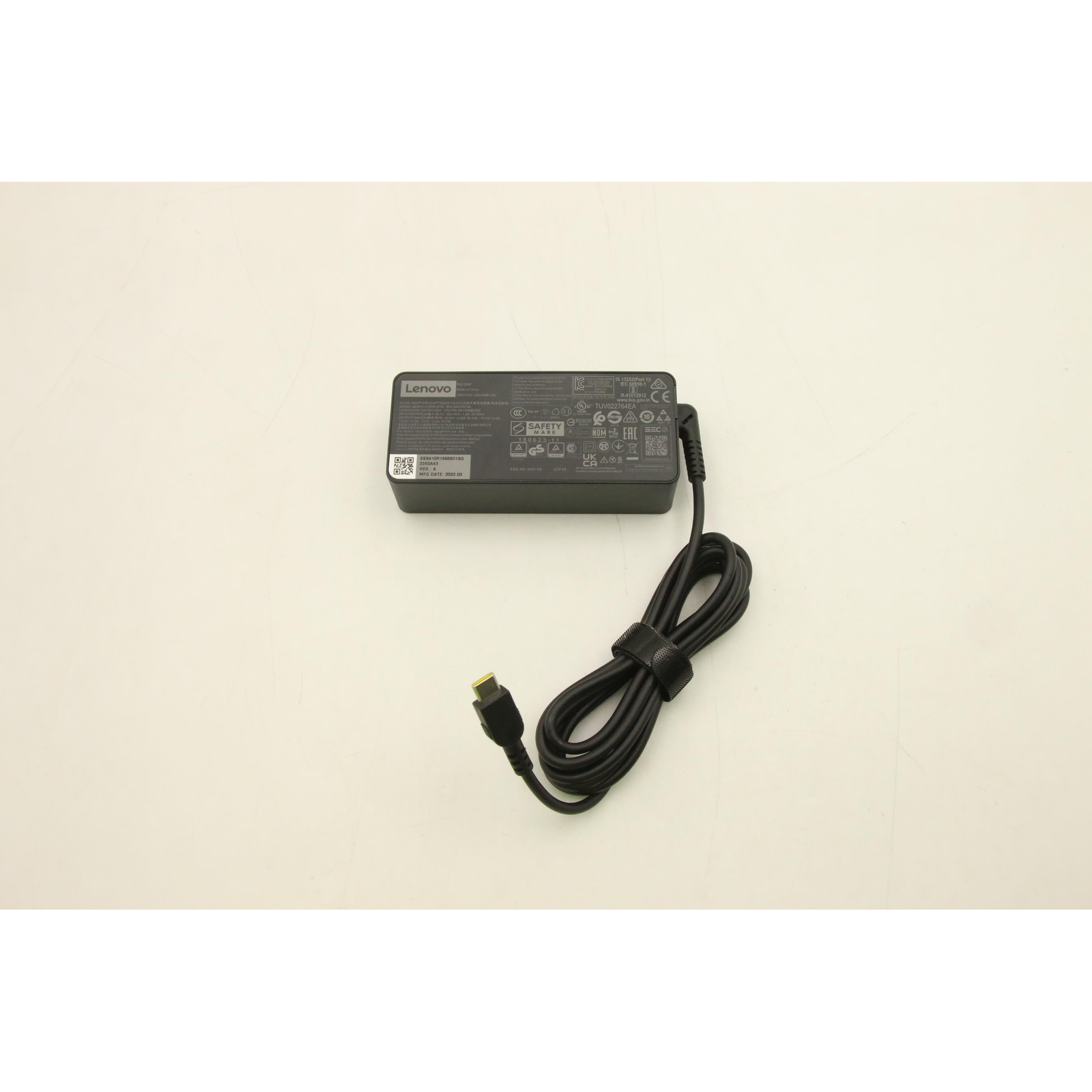 Lenovo AC Adapter 65W USB Type-C Includes Power Cable