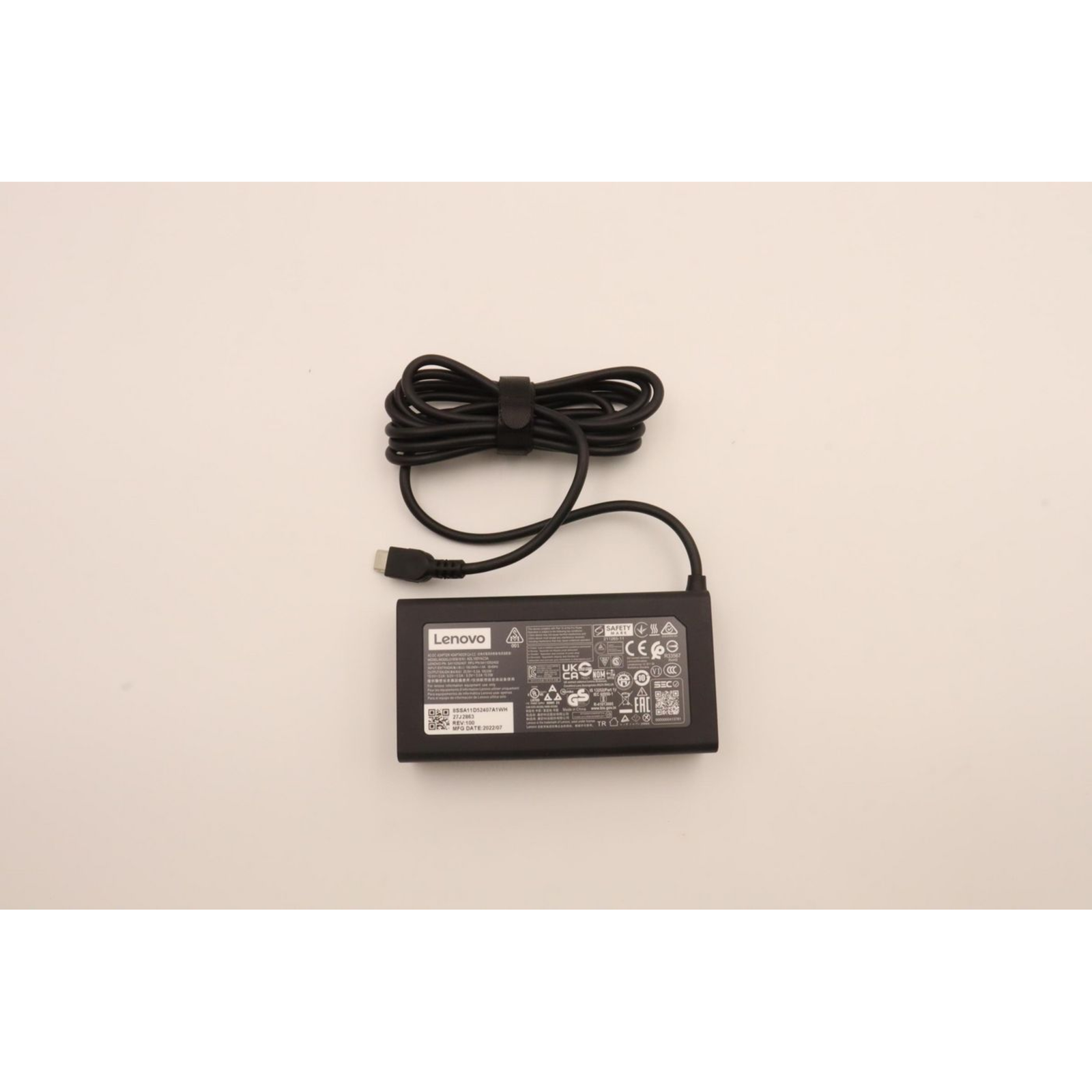 Lenovo AC Adapter USB-C 5V/9V/12V/15V/20V 100W Includes Power Cable ThinkPad P16s 21BT