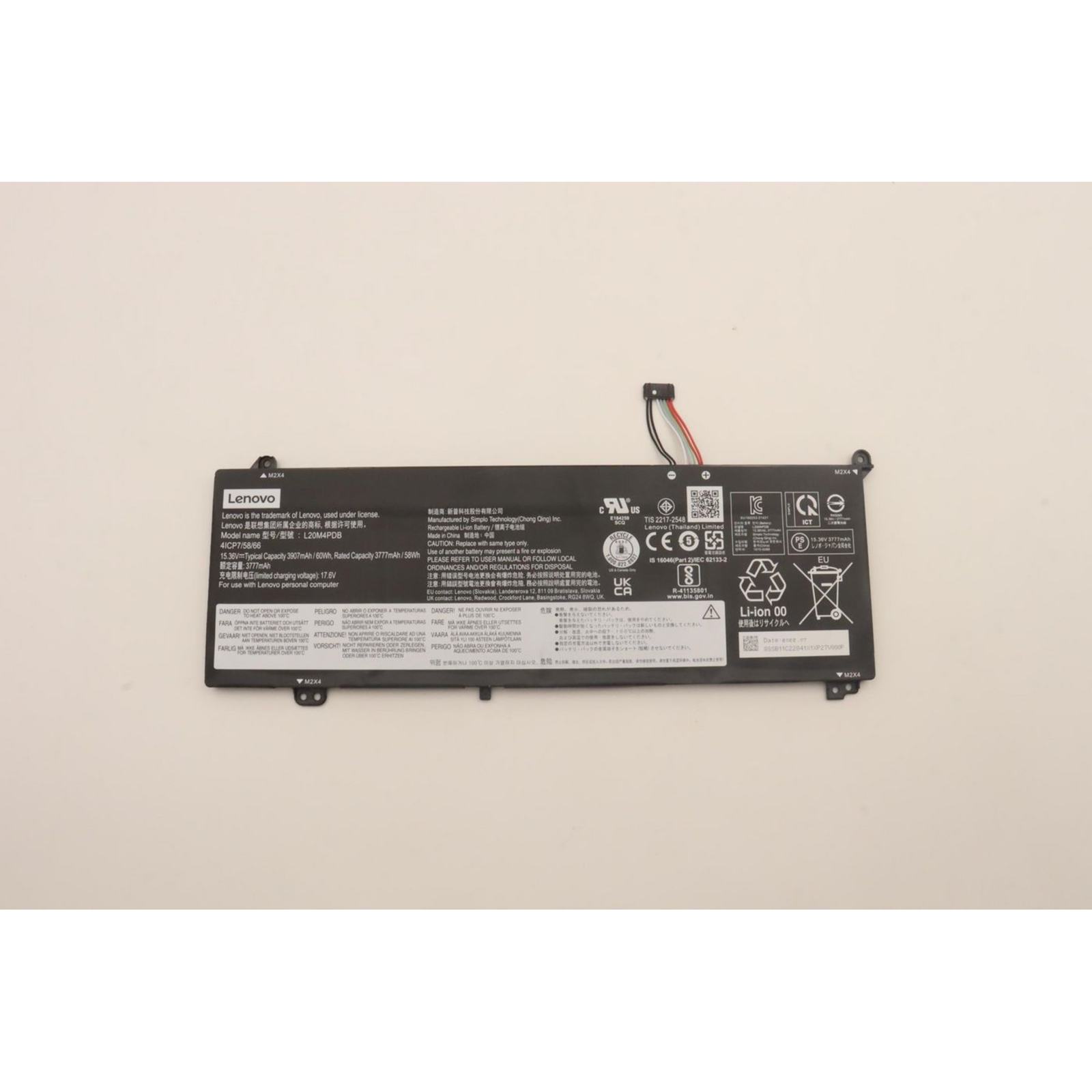 Lenovo TP1415 SPB L20M4PDB 15.36V60Wh4cellbty (5B11C22842)