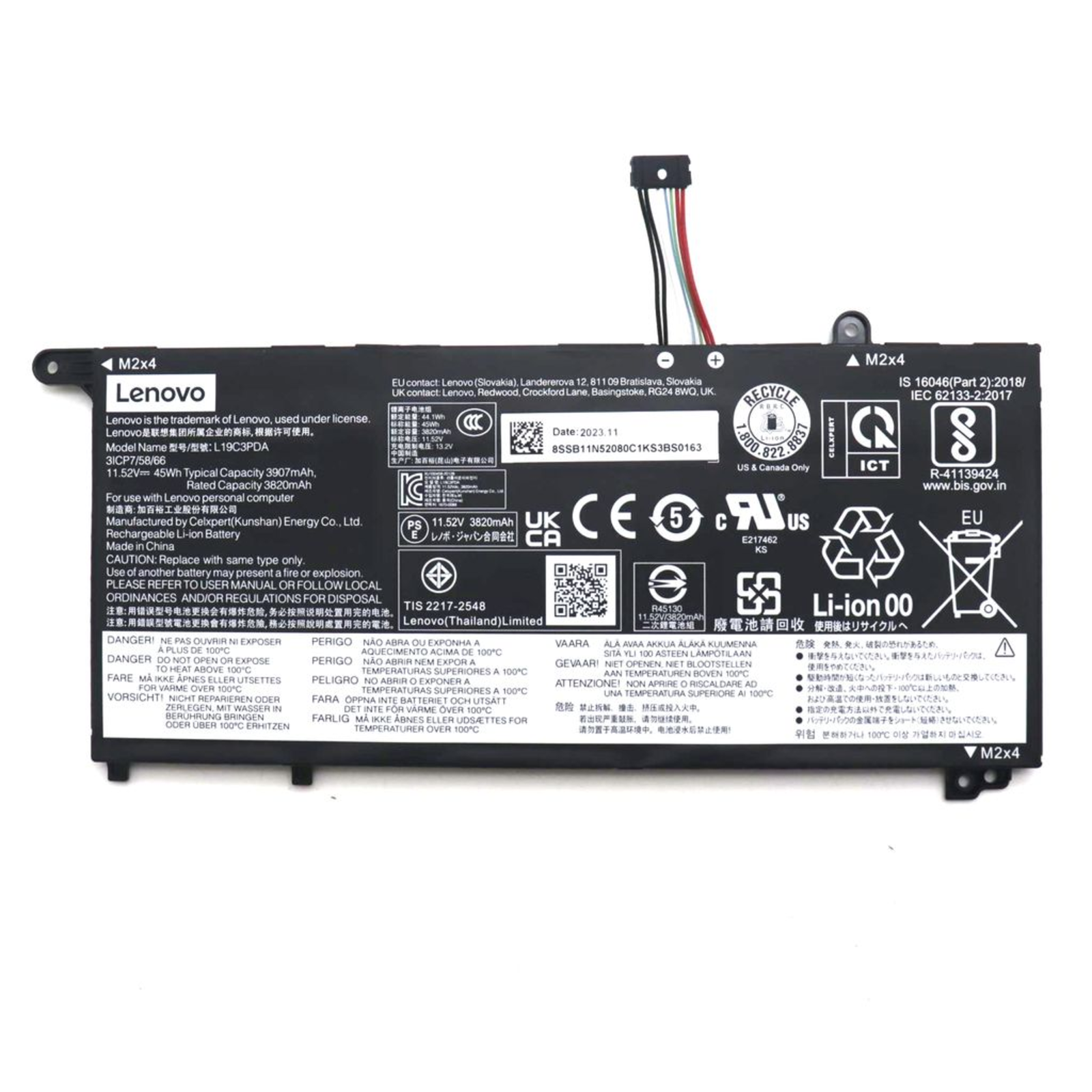 Lenovo Main Battery Pack 11.52V 3820mAh ThinkBook 14 G3 ACL 21A2