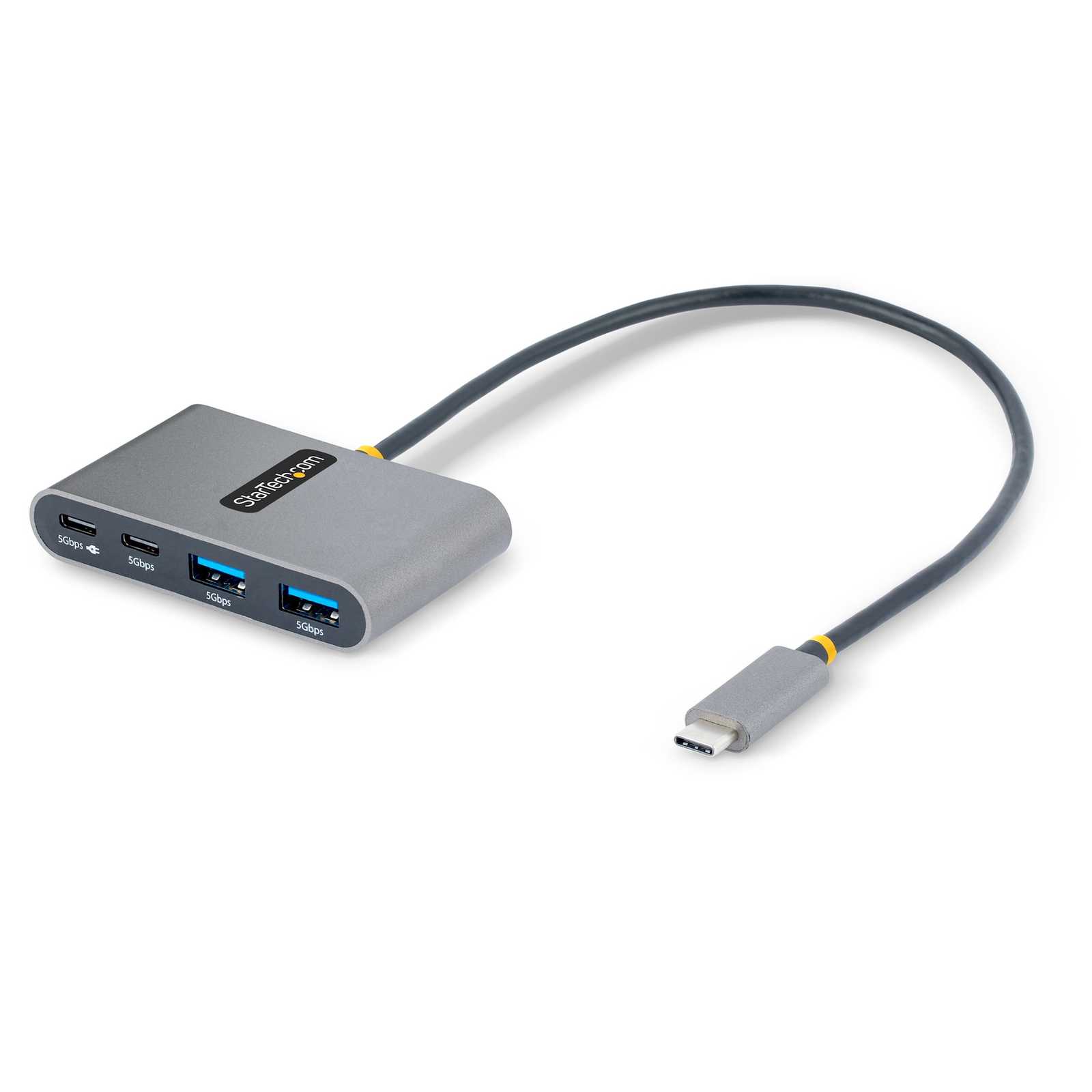 StarTech.com 4-Port USB-C Hub 100W Power Delivery Pass-Through Charging