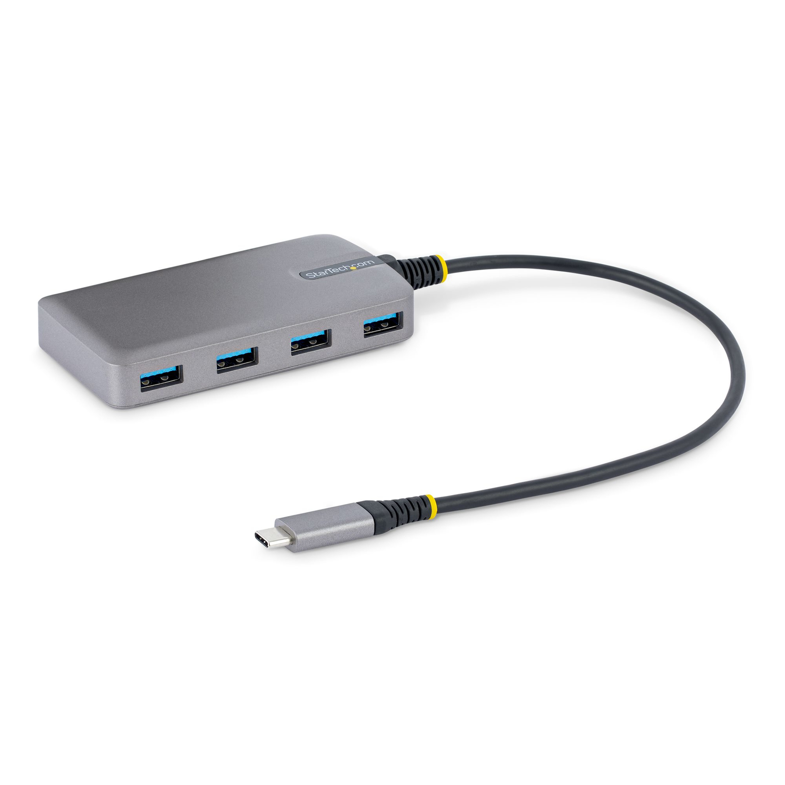 StarTech.com 4 Port USB C Hub USB C to 4x USB-A 5Gbit-s Hub Optional Additional Power Connection
