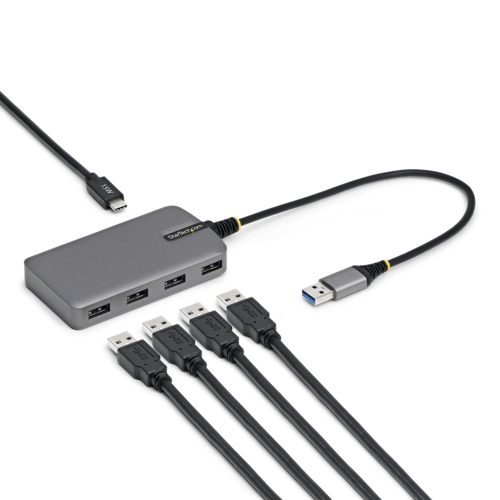 StarTech.com Hub 4 X USB 3.2 Gen 1 + 1 X USB-C + 1 X USB-A 3.2 Gen 1 (5G4AC-USB-A-HUB)