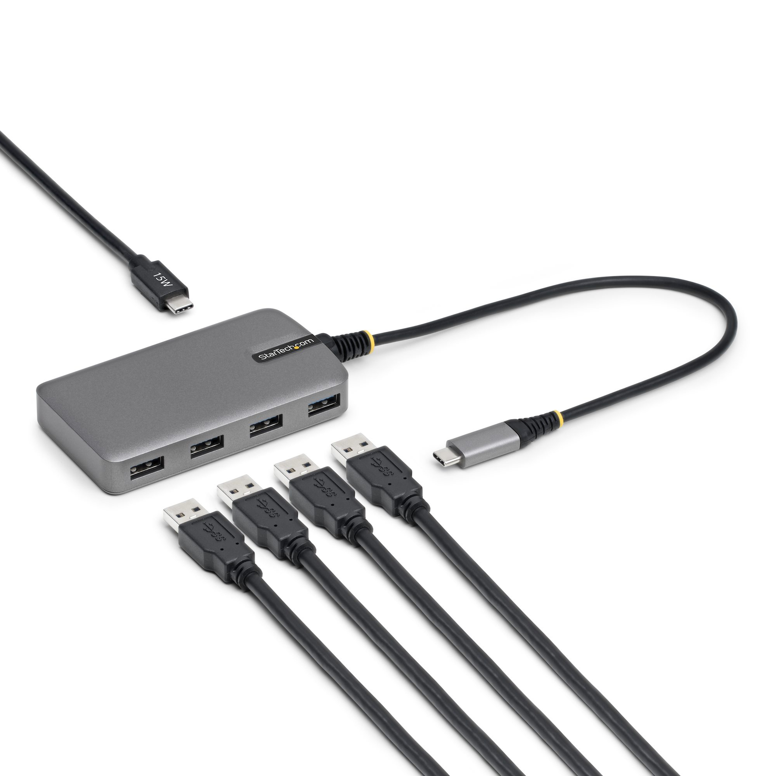 StarTech.com Hub 4 X USB 3.2 Gen 1 + 1 X USB-C + 1 X USB-C 3.2 Gen 1 (5G4AC-USB-C-HUB)