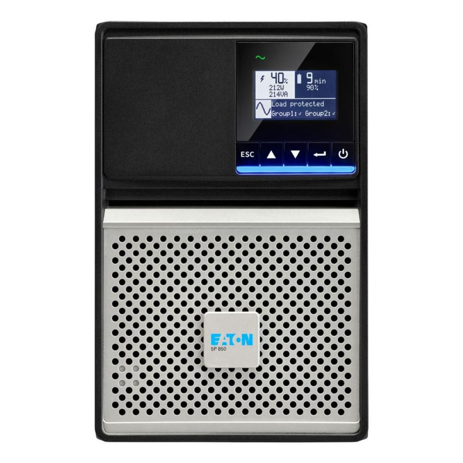 Eaton 5P 850i Gen 2 UPS Tower AC 200-208-220-230-240 V