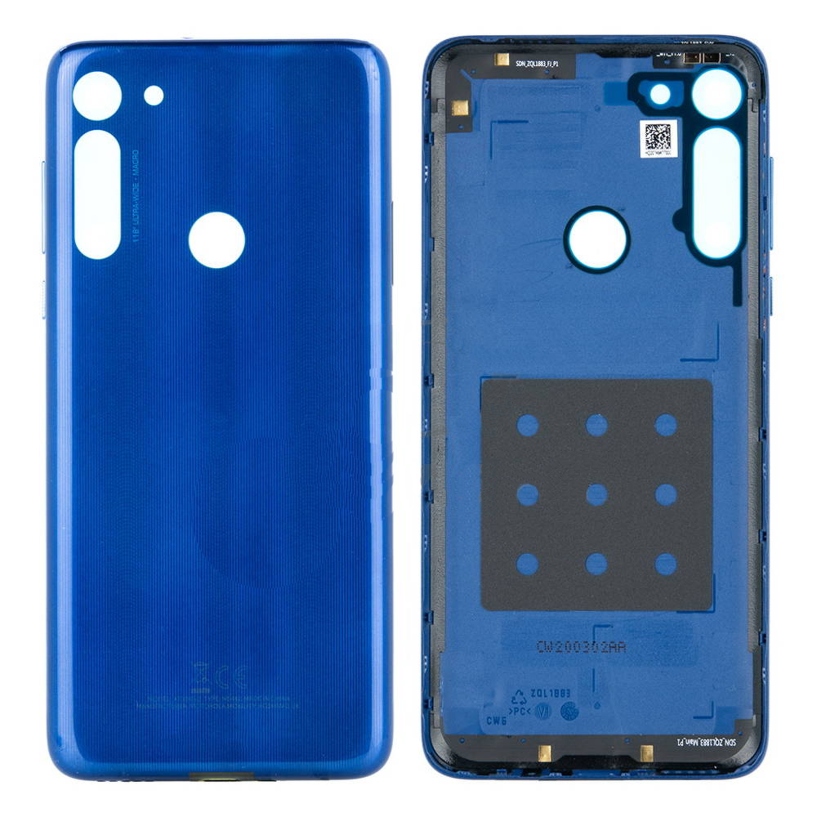 Motorola Moto G8 Battery Cover Blue