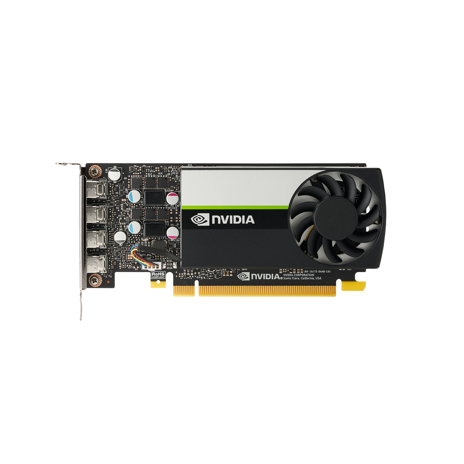 HPI T1000 Graphics Cards T1000 8 GB GDDR6 PCIe 3.0 X16 4xMini DP Workstation Z2 G9 Z Z6 G5 Z8 G5
