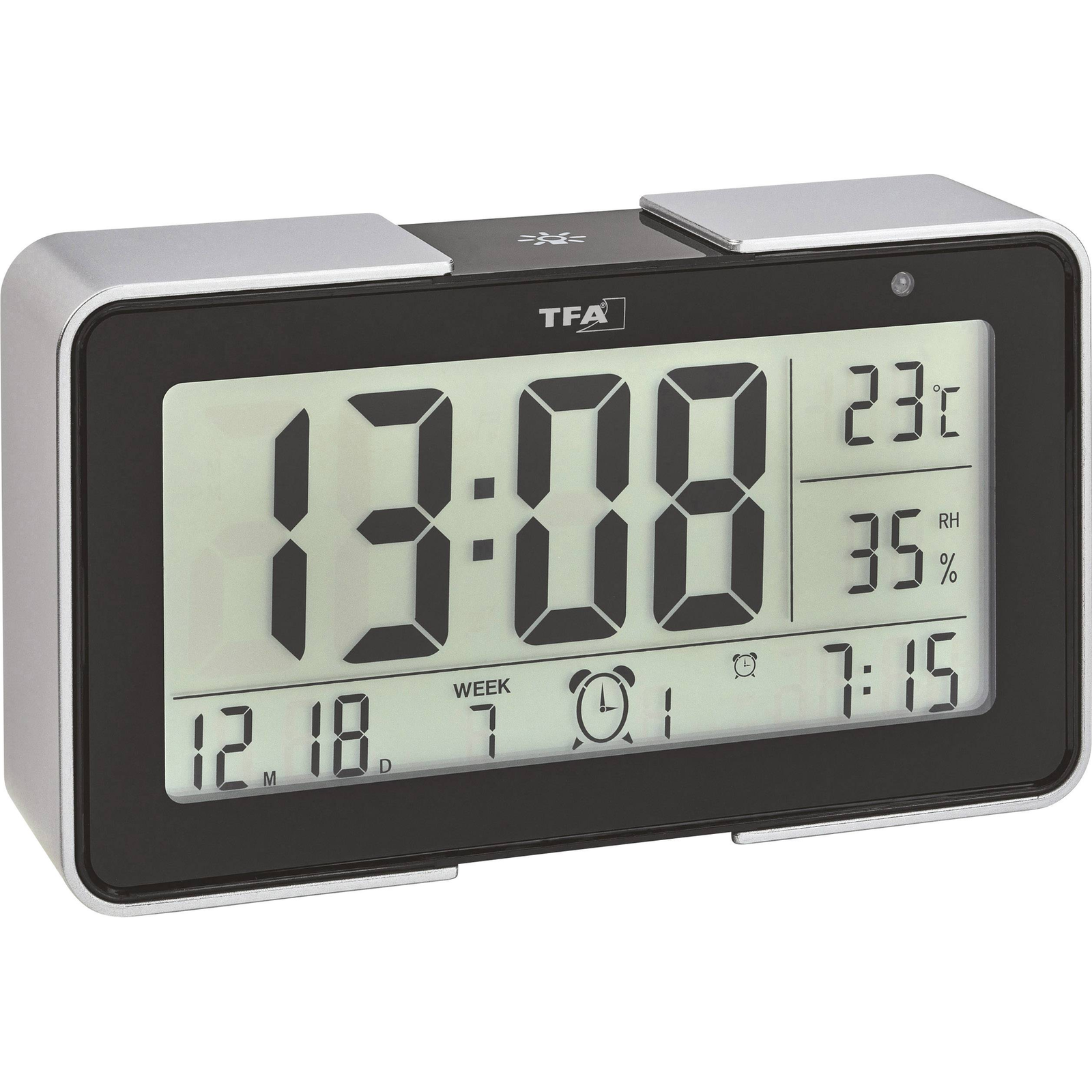 TFA 60.2540.01 Melody Radio-controlled Alarm Clock