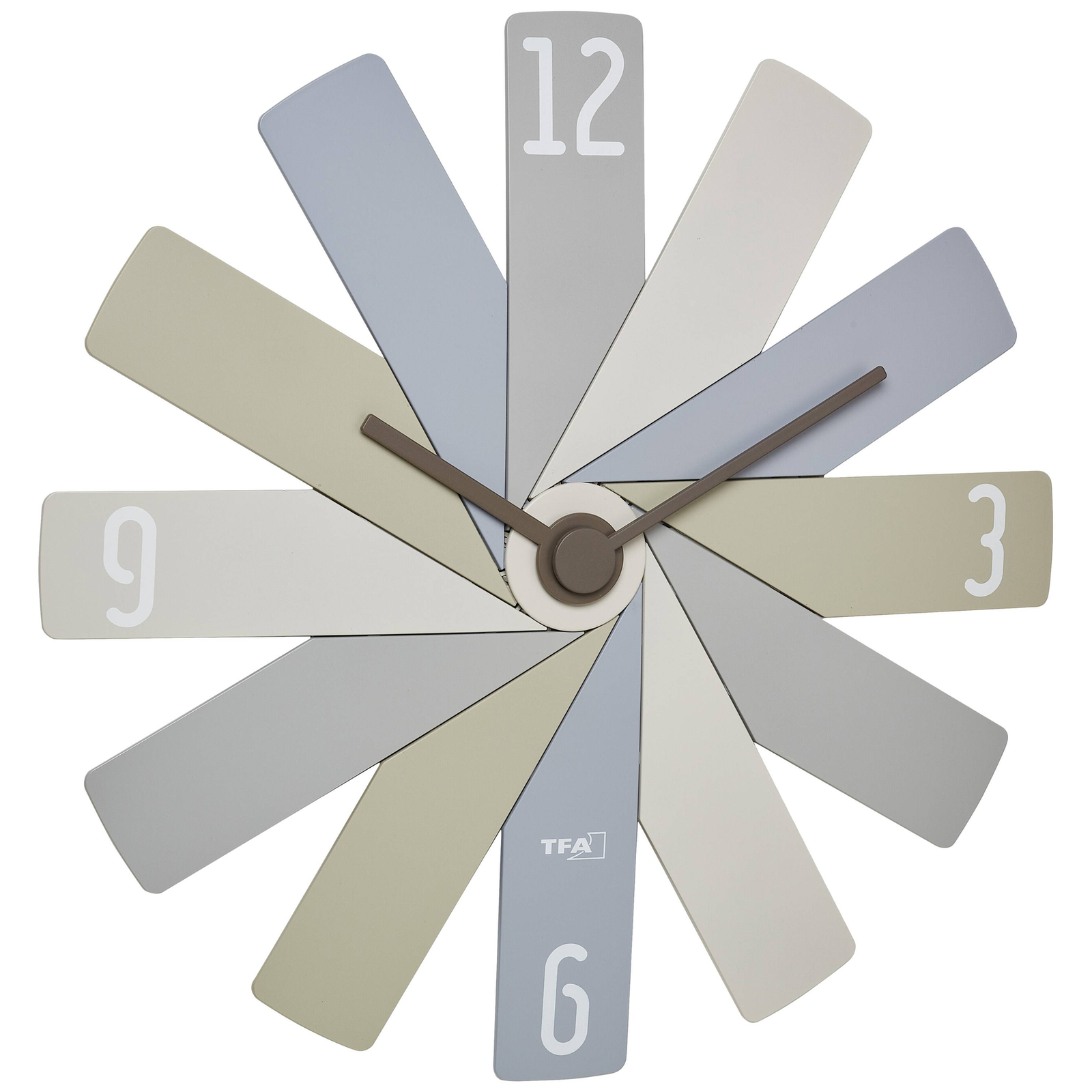 TFA Clock in The Box Colorful Wall Clock