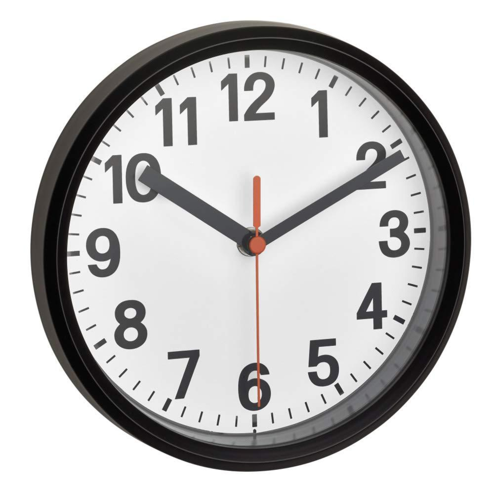TFA 60.3538.01 Analog Radio-controlled Wall Clock Black