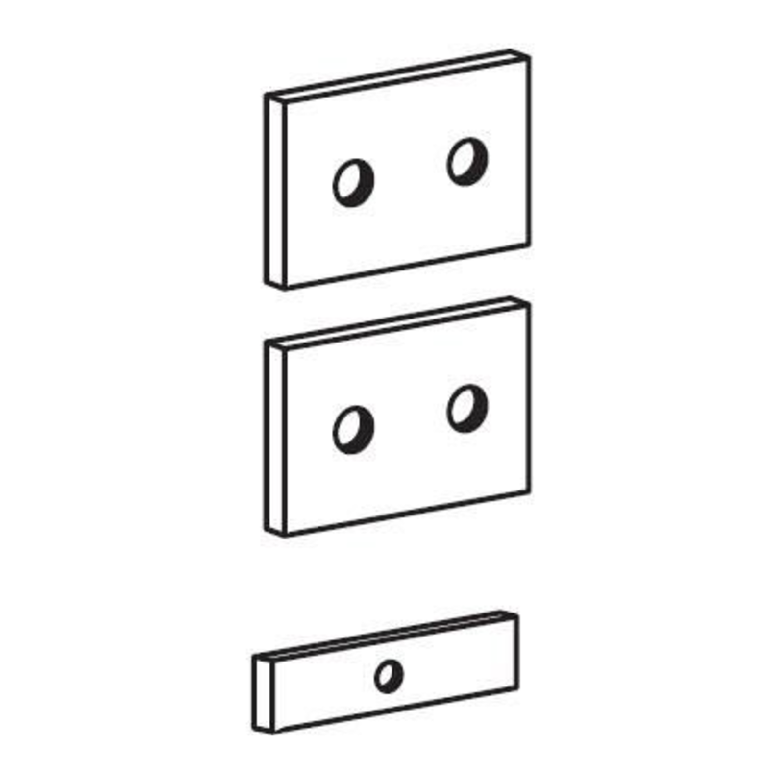 Ergotron Mounting Component (Rail Mount Bracket Kit) (60-156)