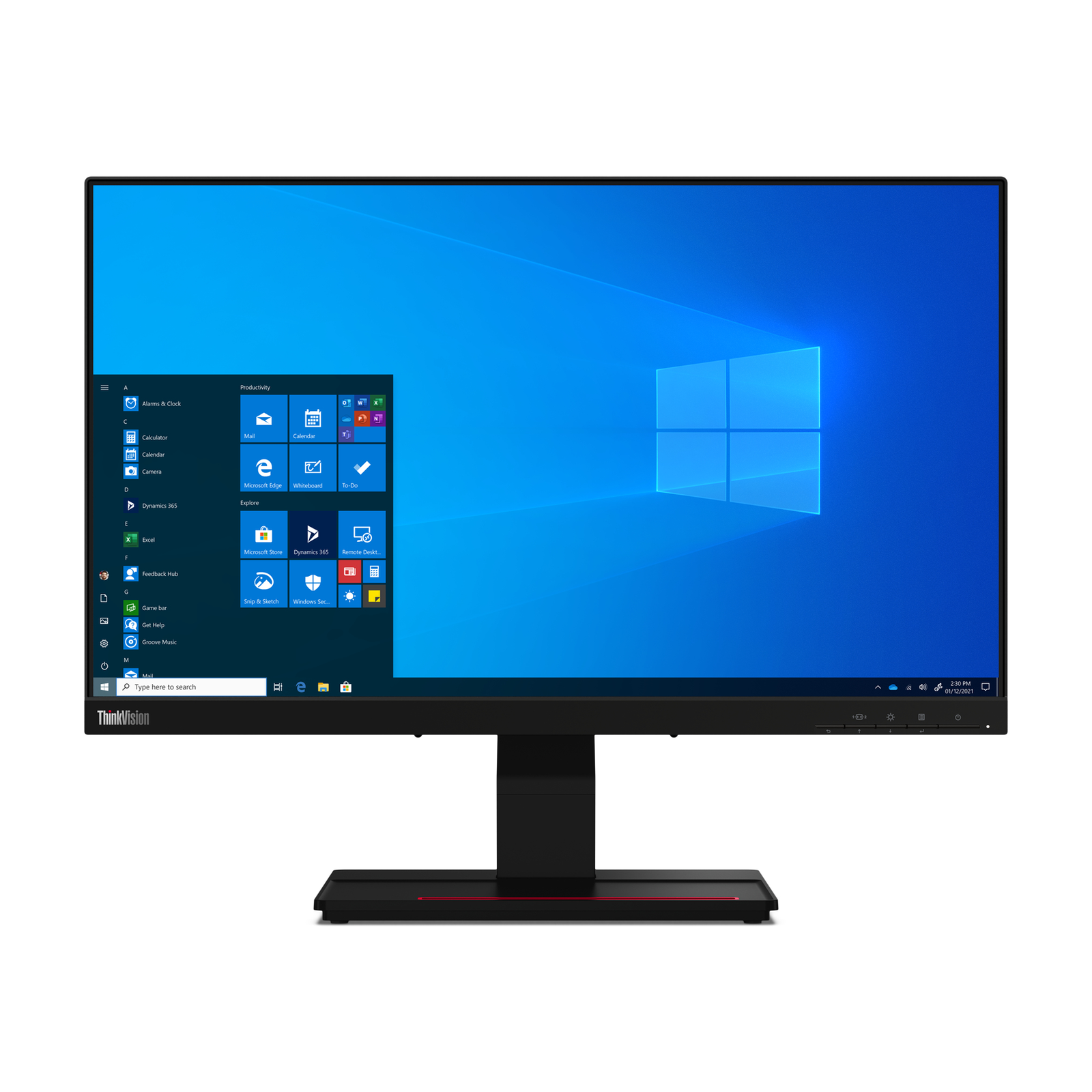 Lenovo ThinkVision T24t-20 Monitor 24inch Full HD HDMI DisplayPort USB-C 60Hz