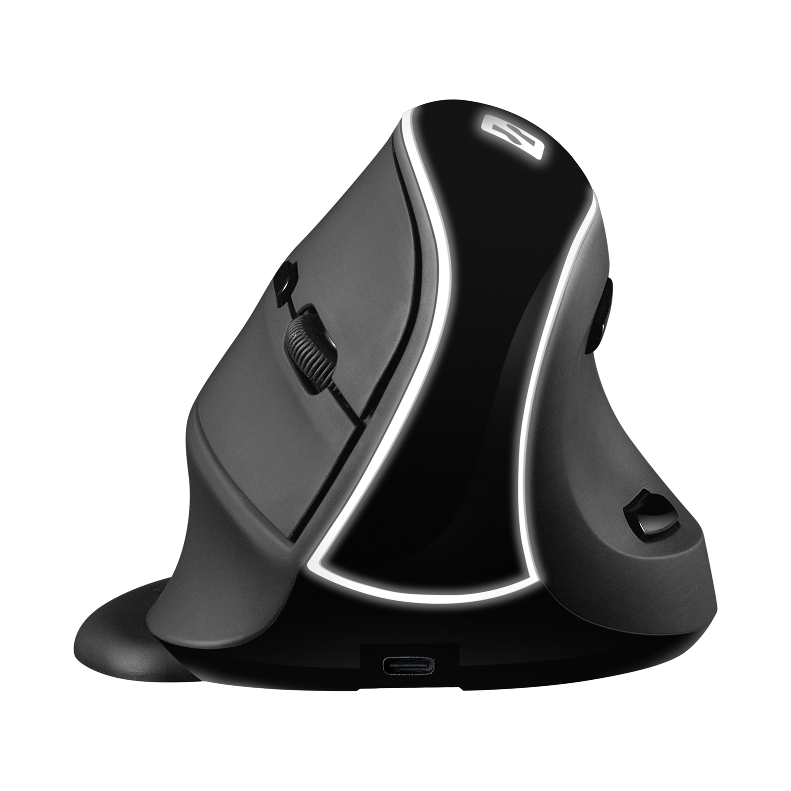 SANDBERG Pro Vertical Mouse Ergonomic Optical 6 Buttons Wireless 2.4 GHz Wireless Receiver (USB)
