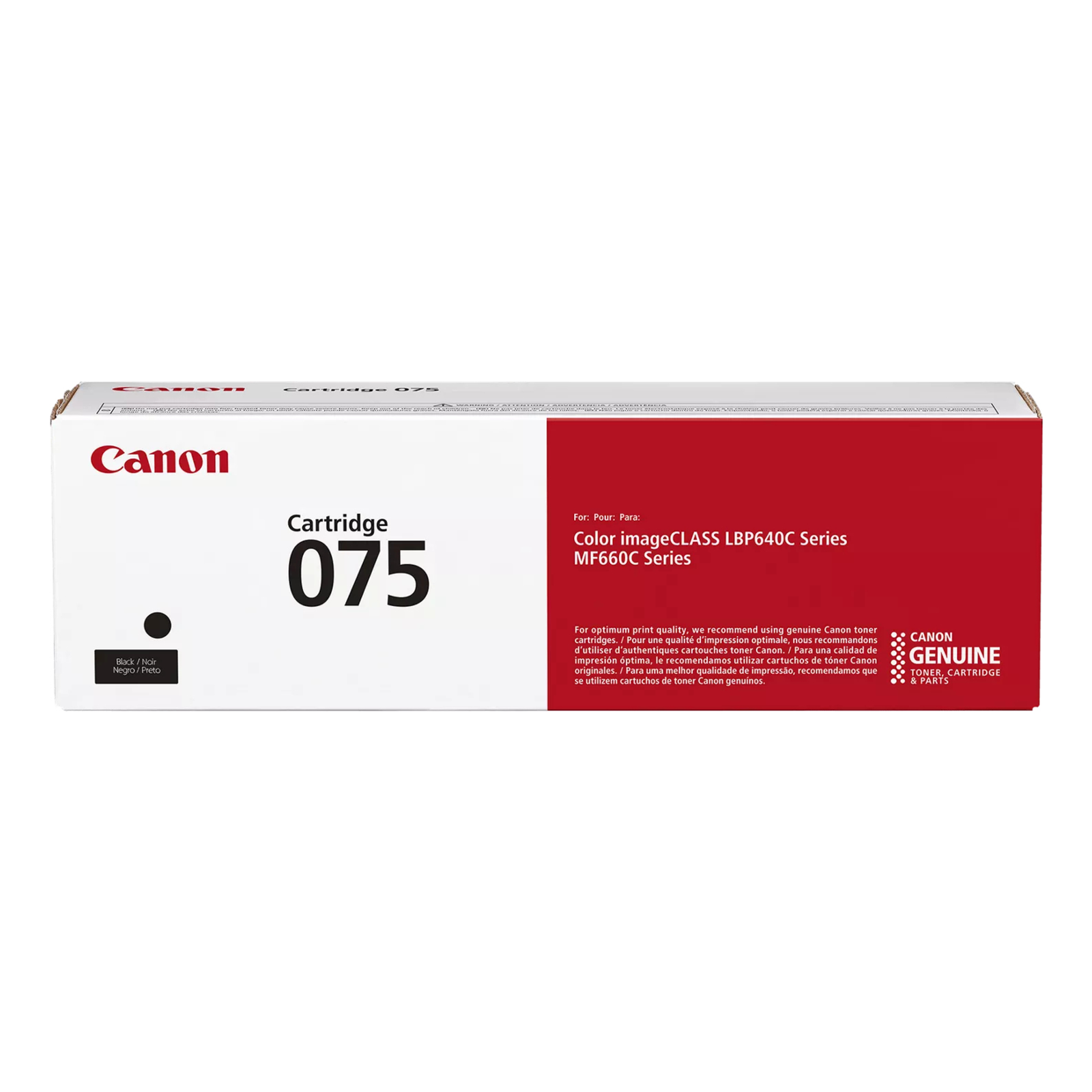 Canon 075 Black Original Box Toner Cartridge (6365C002)