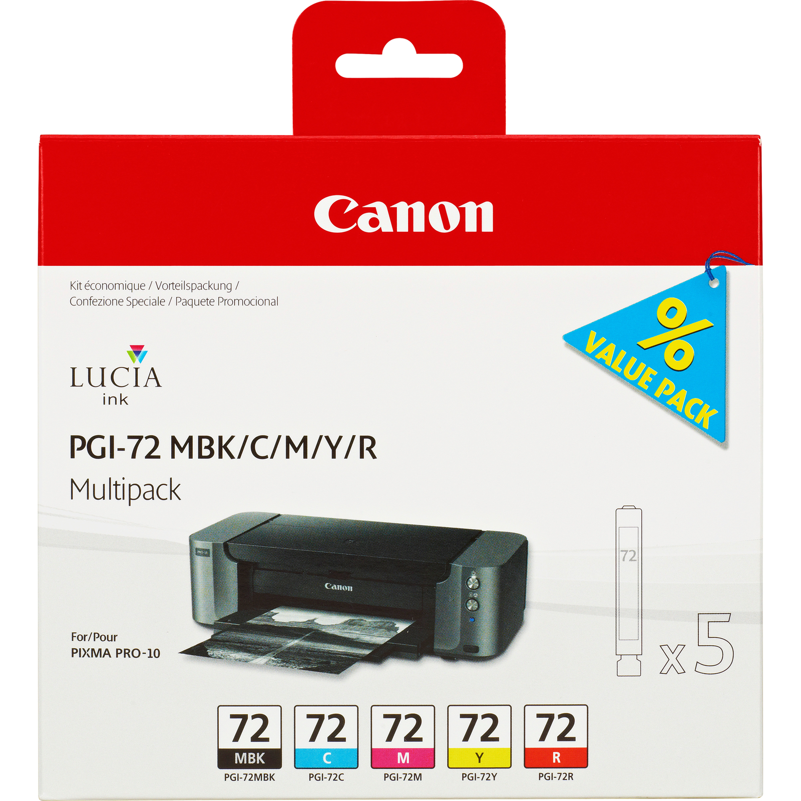 Canon Ink Multipack PGI-72 MBK M C Y R