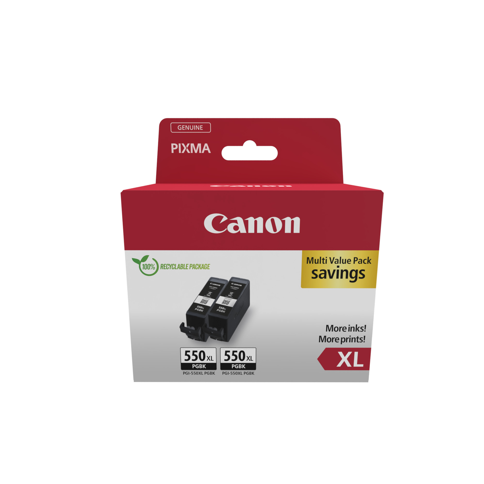 Canon PGI-550PGBK XL Twin Pack 2-pack 15 Ml
