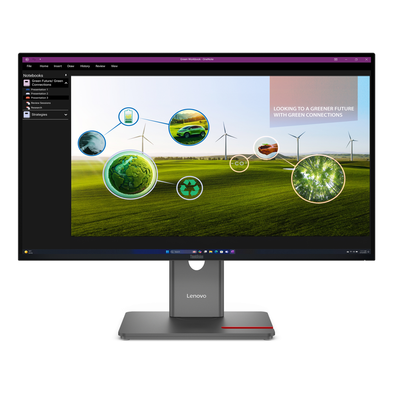 Lenovo ThinkVision 27.0 P27Q-40 WLED LCD Monitor 64A7ZAT6EU