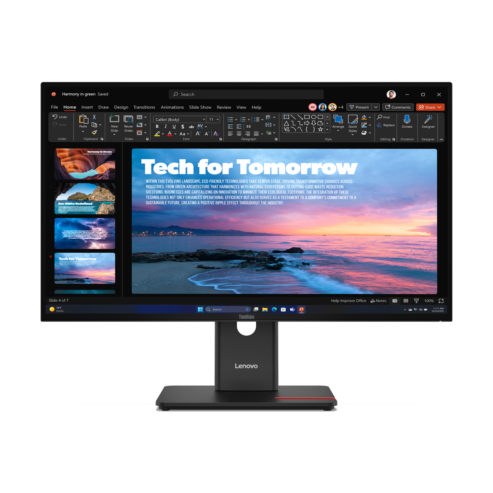 Lenovo ThinkVision T27QD-40 27 Monitor
