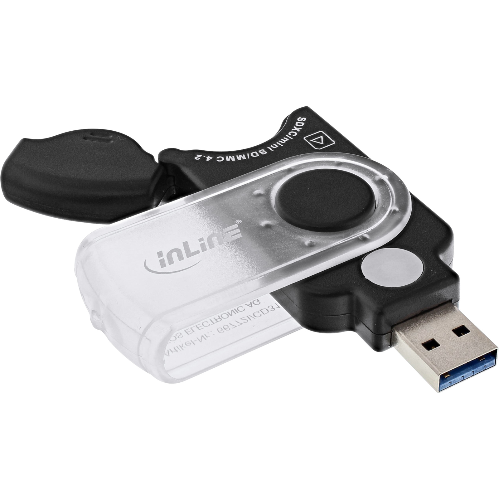 InLine Mobile Card Reader USB 3.0 for SD-SDHC-SDXC MicroSD