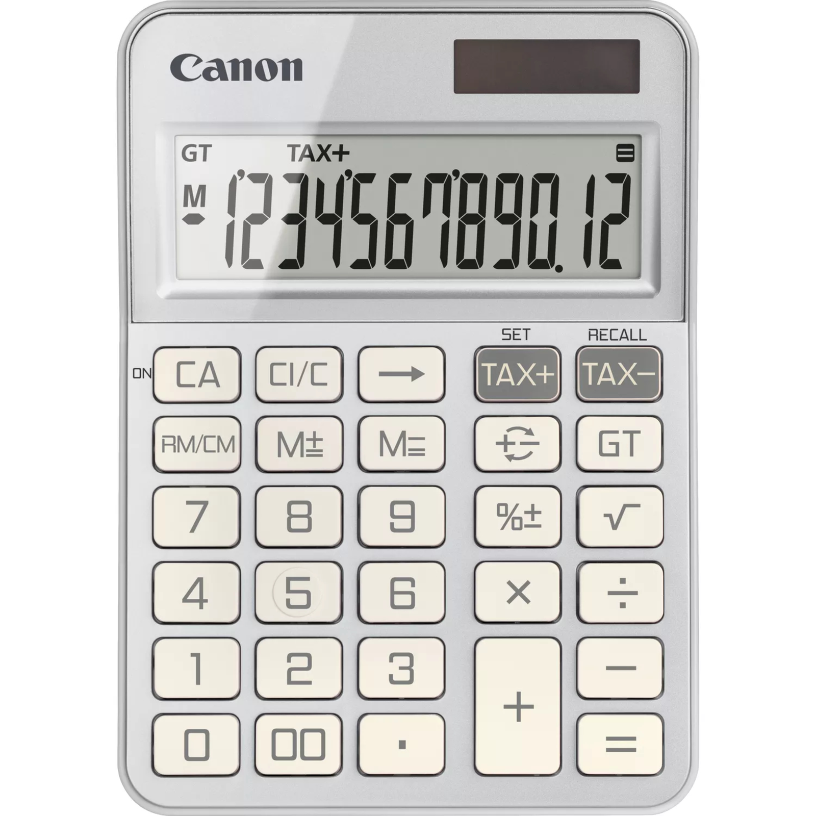 Canon Desktop Calculator KS-125KB-SL Silver