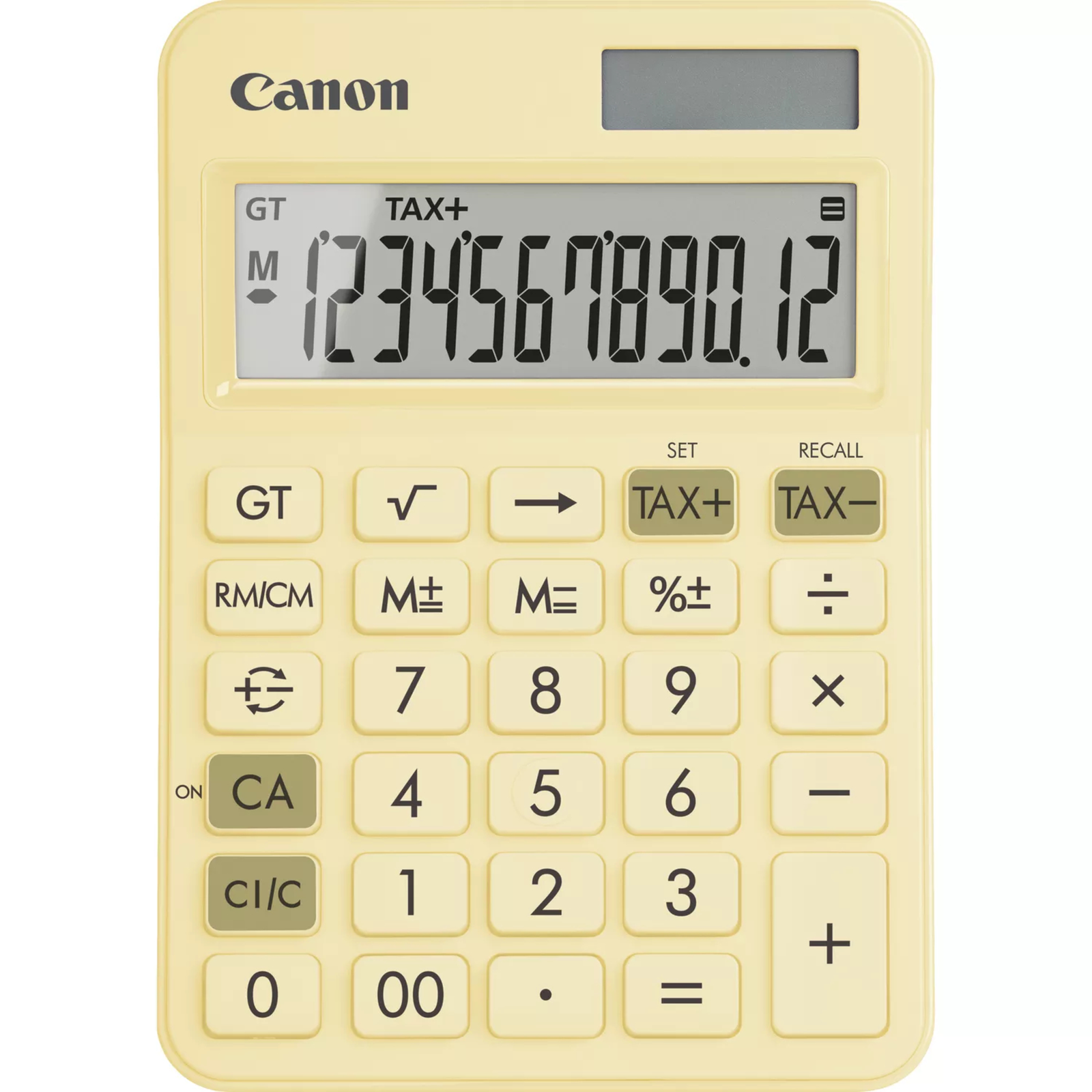 Canon Desktop Calculator LS-125KB-PYL Pastel Yellow