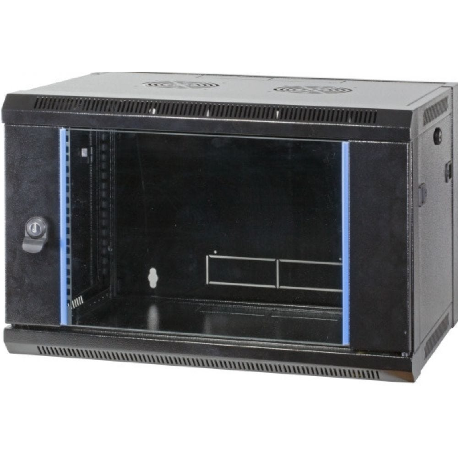 EFB Elektronik Cabinet Network Cabinet Suitable Wall Mounting Black RAL 9 005 21U 48.3cm (19inch)