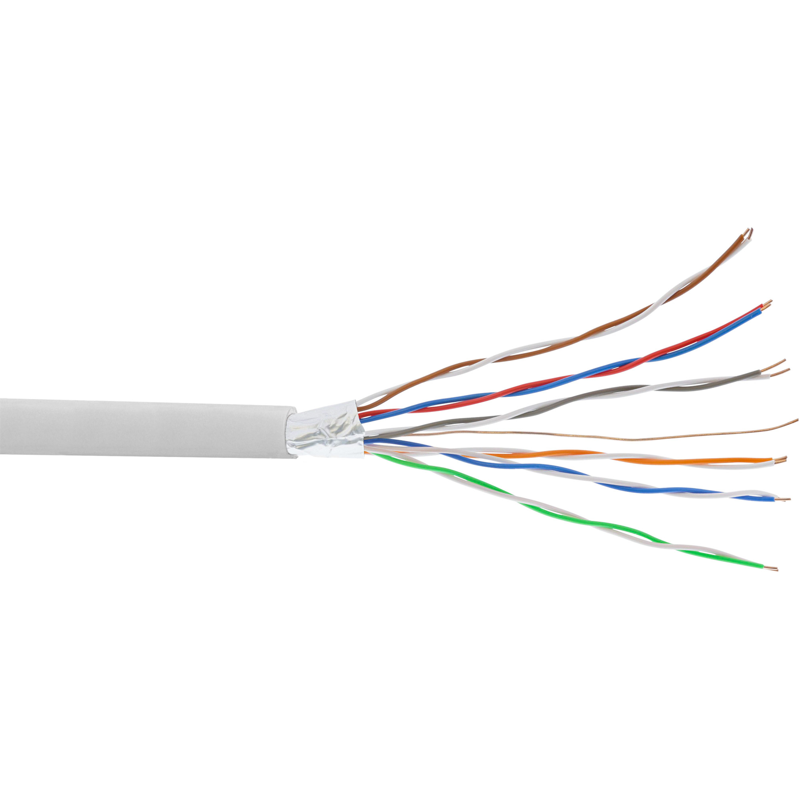 InLine Telephone Cable 12-core 6x2x0.6mm for Laying 25m Ring