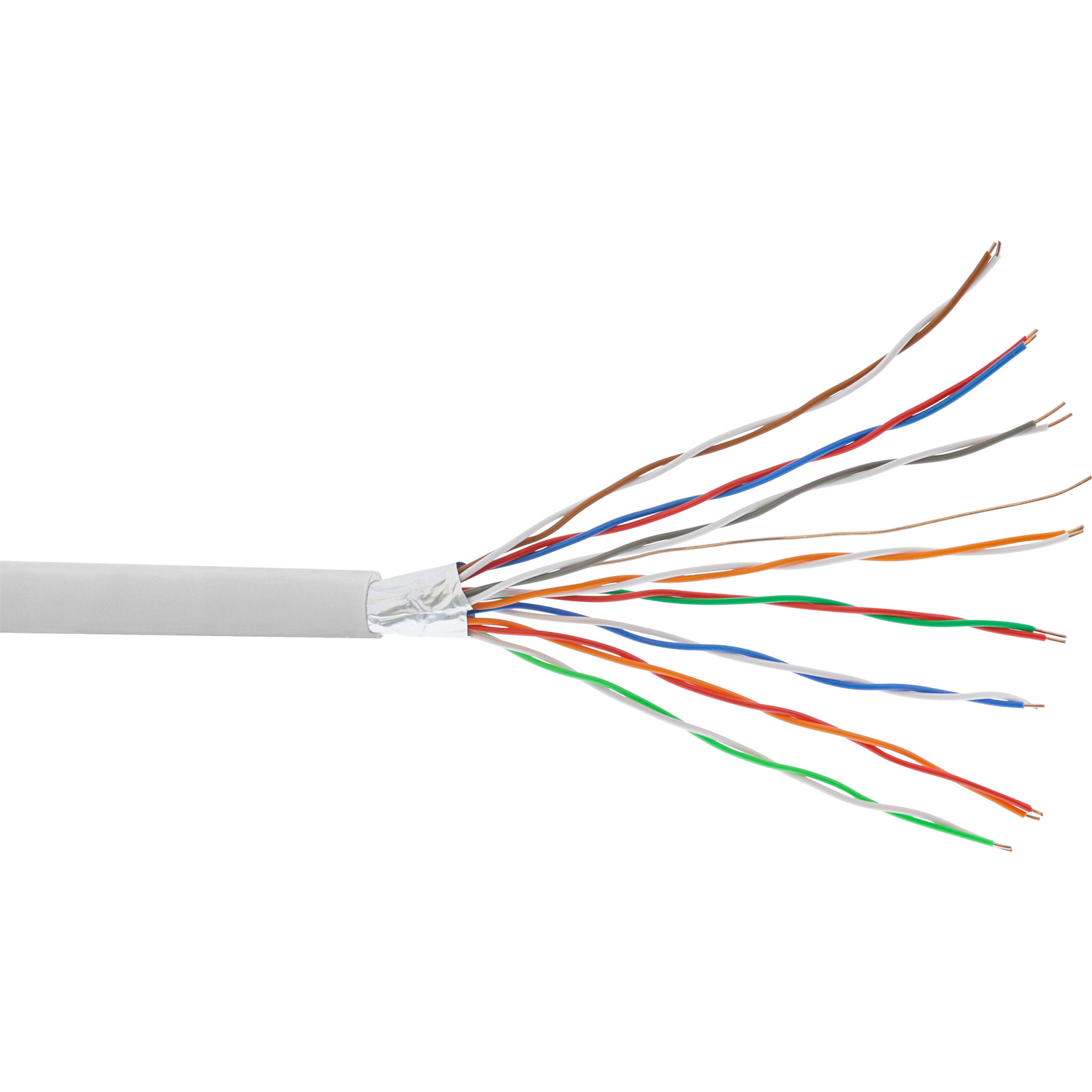 InLine Telephone Cable 16-core 8x2x0.6mm for Laying 25m Ring