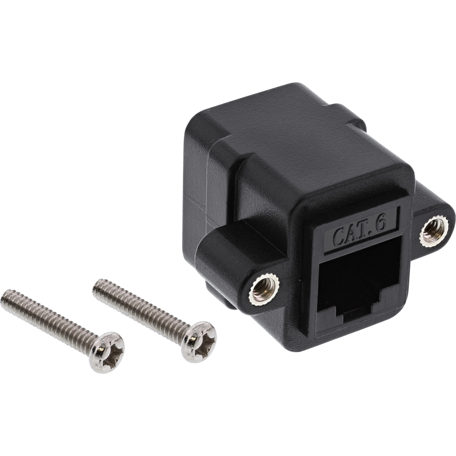 InLine Patch Cable Coupler Cat.6 UTP 2x RJ45 Socket for Installation