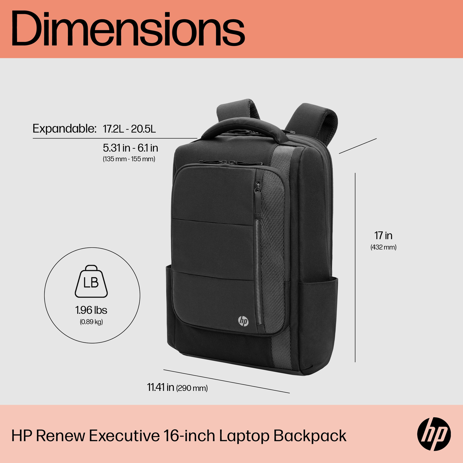 HPI 16.1inch Renew Executive Backpack