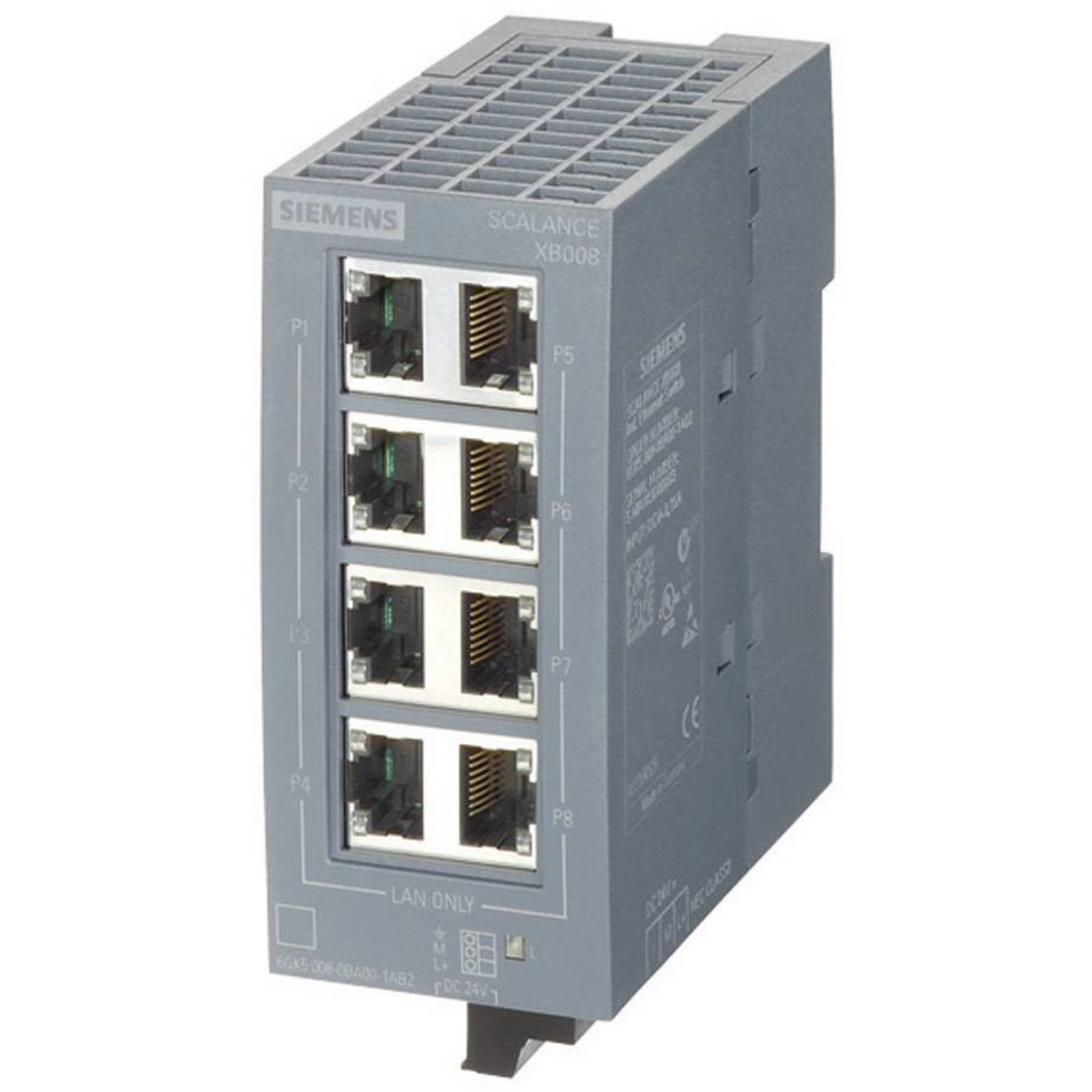 Siemens Industrial Ethernet Switch Scalance XB008 Switch 0.1 Gbps