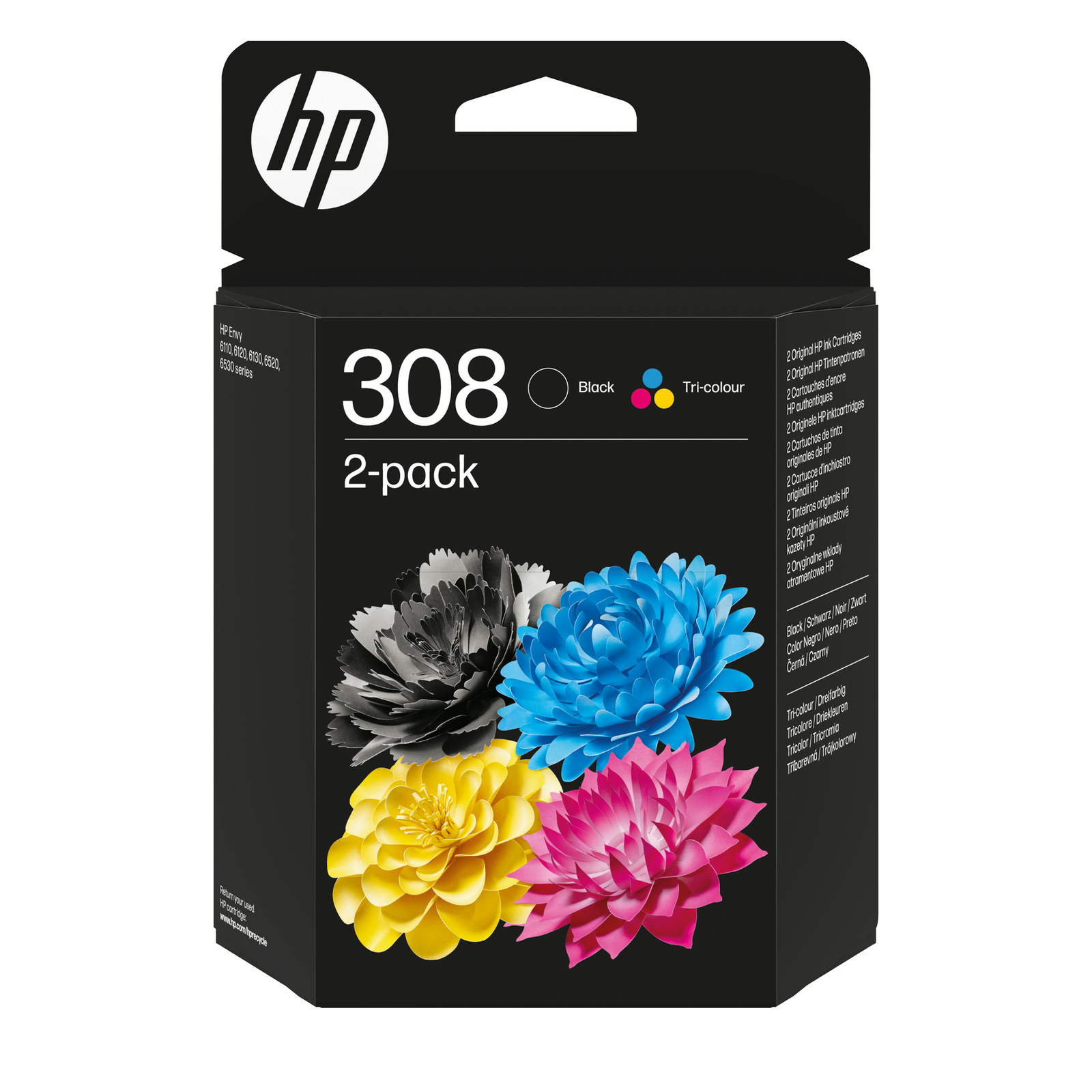 HP Ink Multipack (2) 308 cyan/magenta/yellow