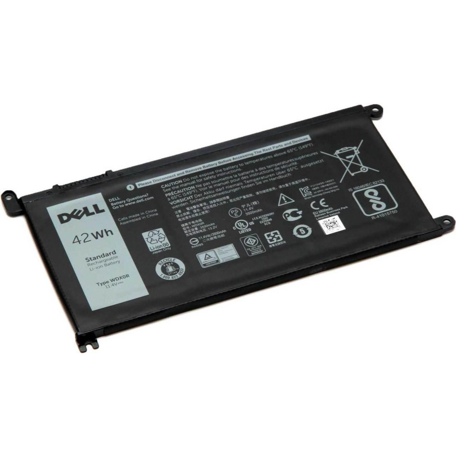 Dell Main Battery Pack 11.4V 3500mAh Inspiron 13 5378