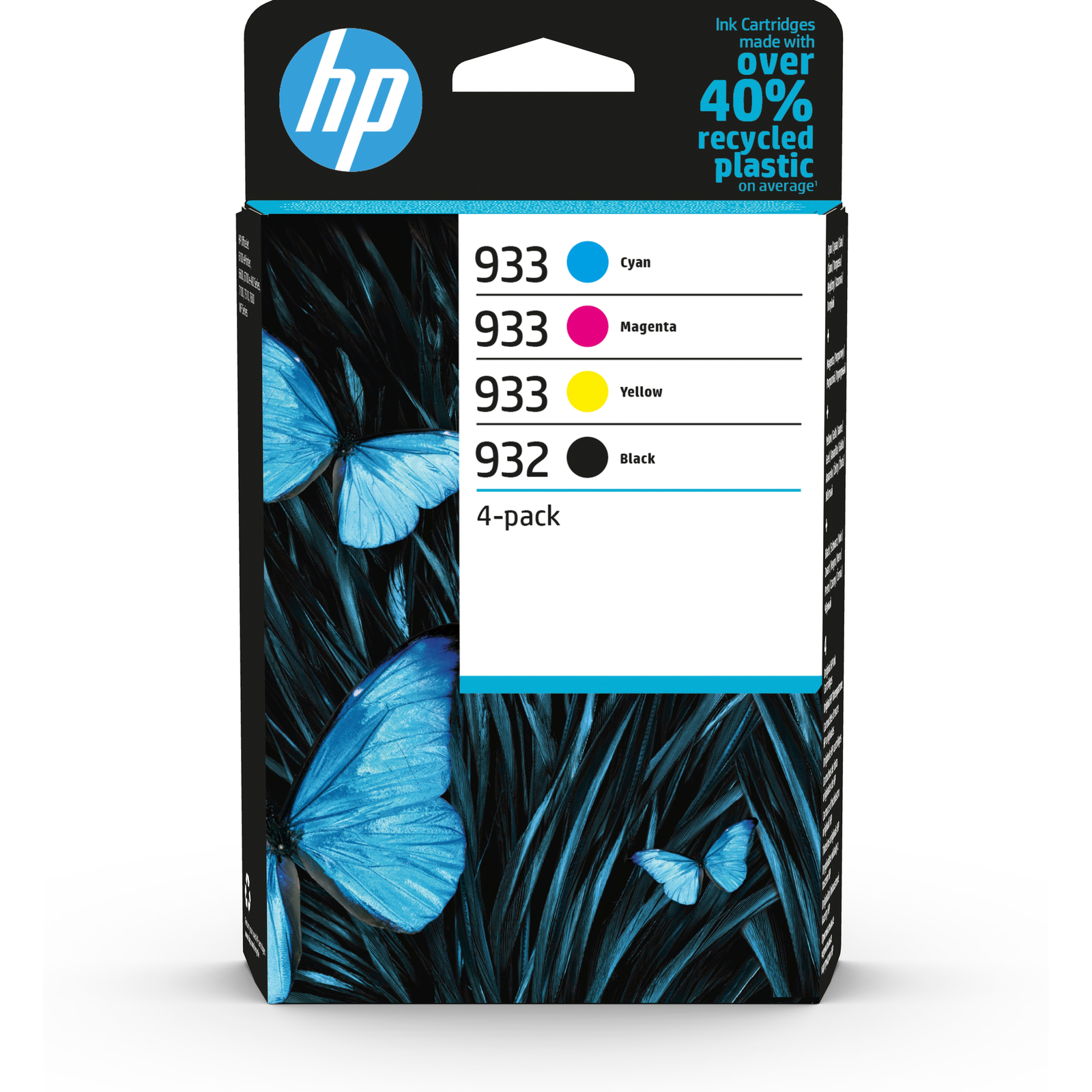 HPI 932 Black 933 cyan magenta Yellow 4-pack Original Inks