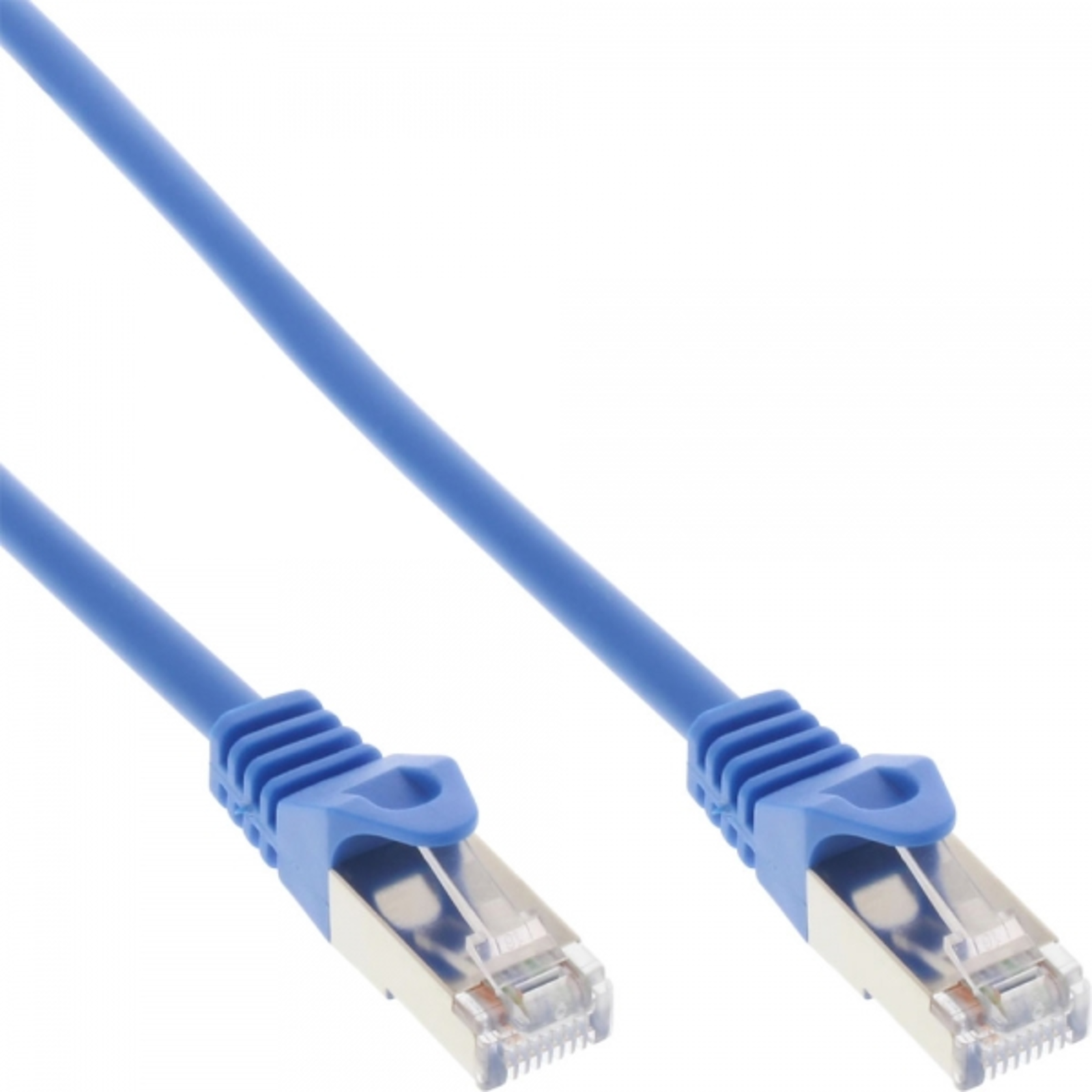InLine Patch Cable F-UTP Cat.5e Blue 1.5m